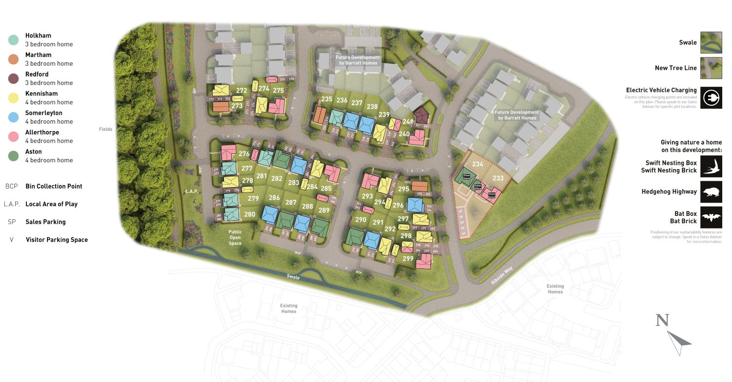 Whitworth Dene site plan