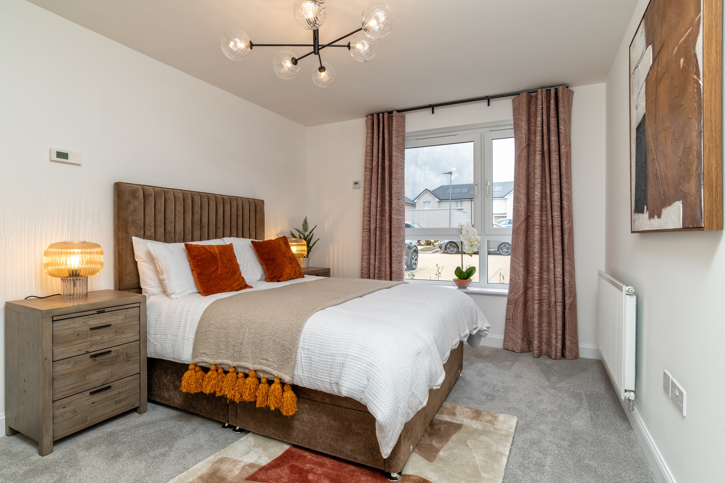 Double bedroom at Keiller's Rise Apartments