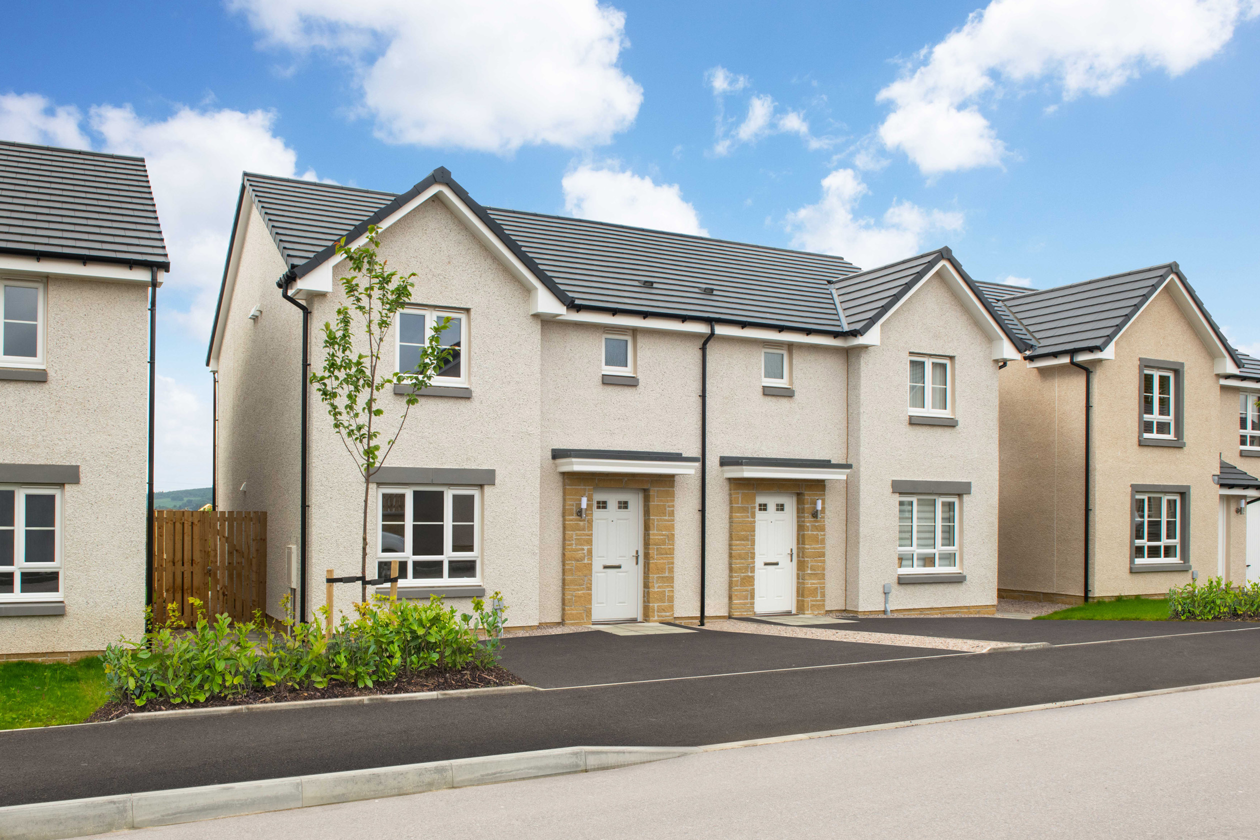 Craigend semi-detached - Caledonia range