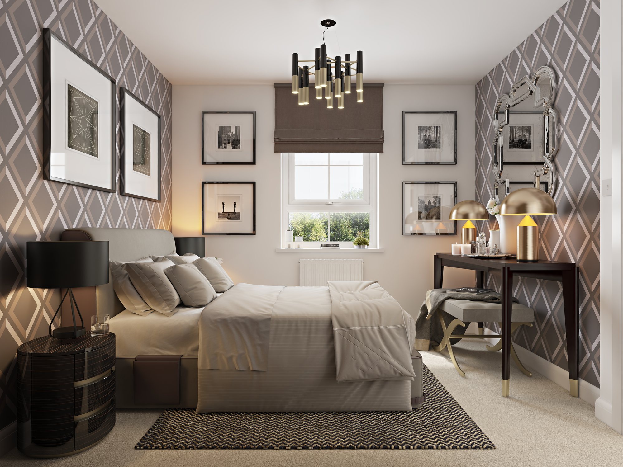 Double bedroom inside The Chester