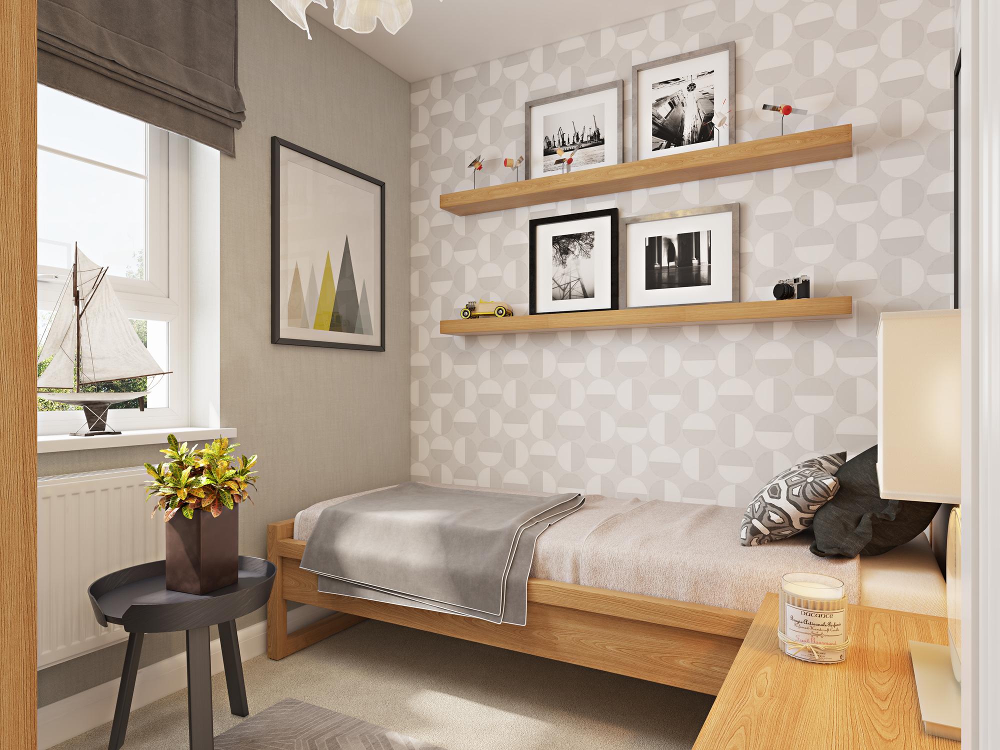 Single bedroom inside The Chester