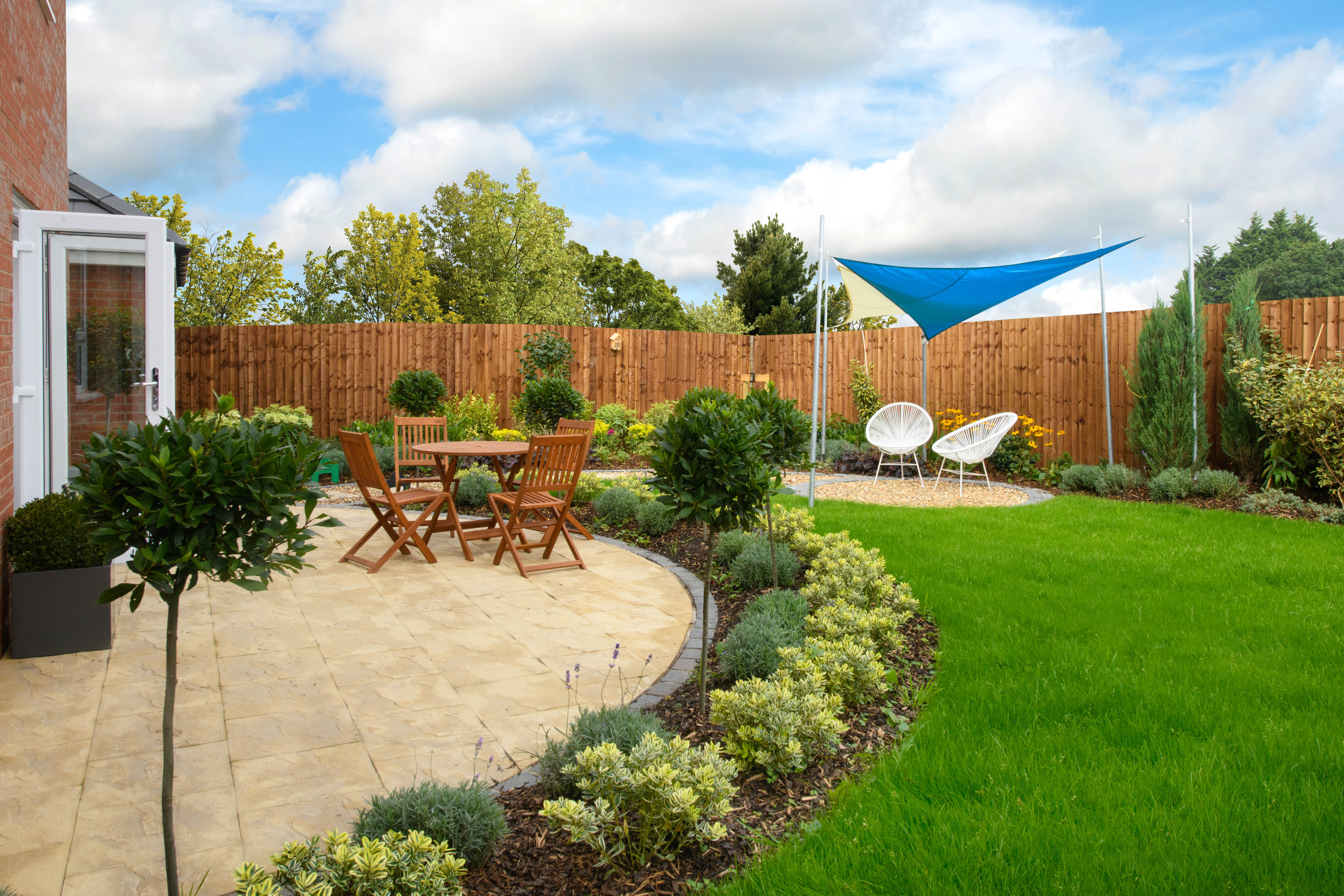 Outside garden view Kingsley 4 bedroom detached home