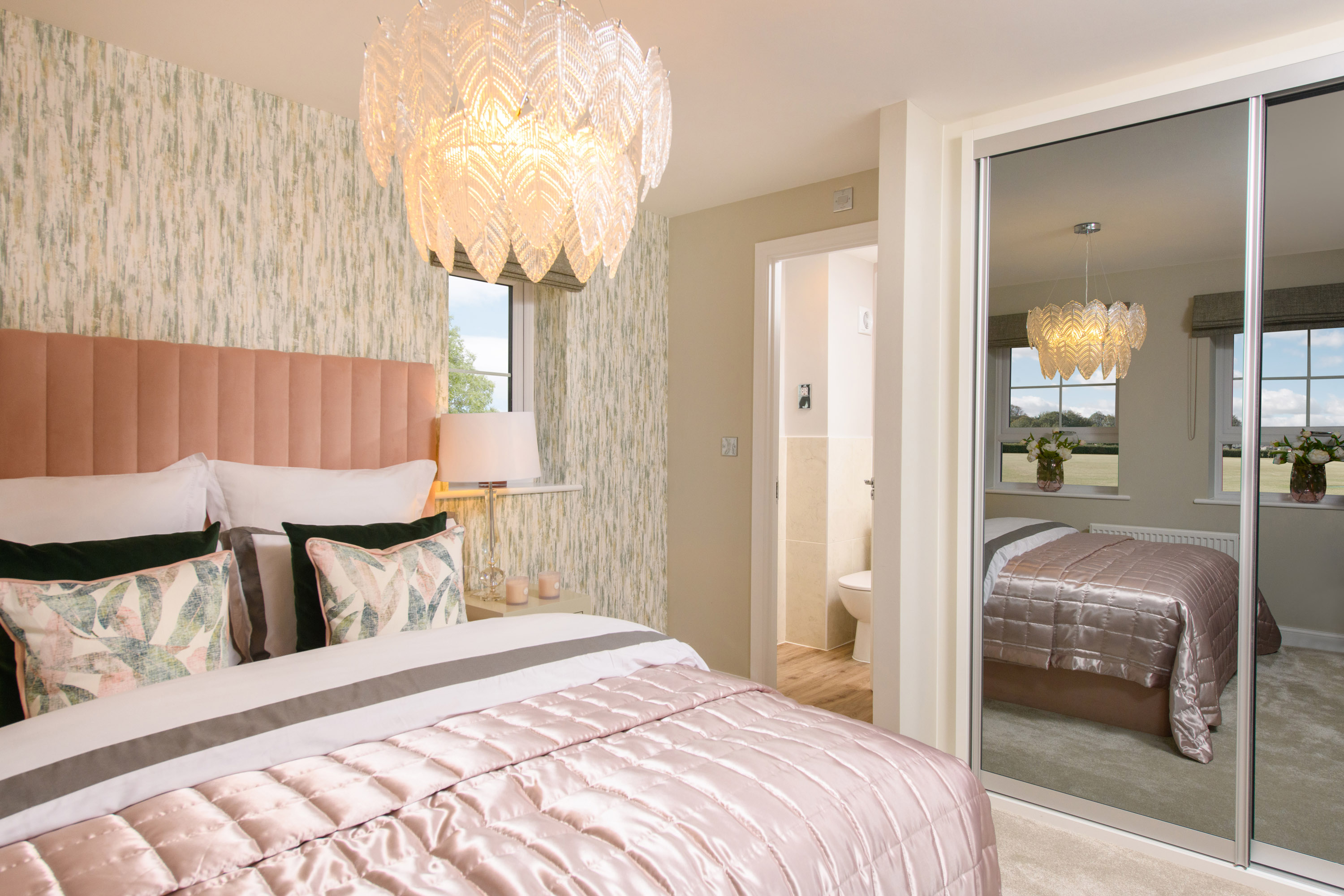 Hesketh bedroom with en suite & fitted wardrobes