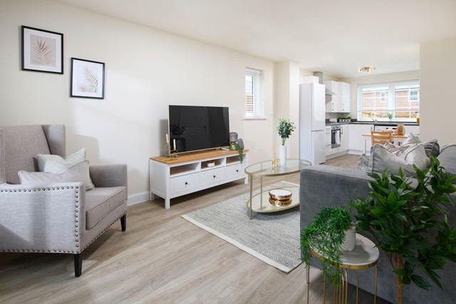 Open-plan lounge & kitchen/diner in Brookvale style home