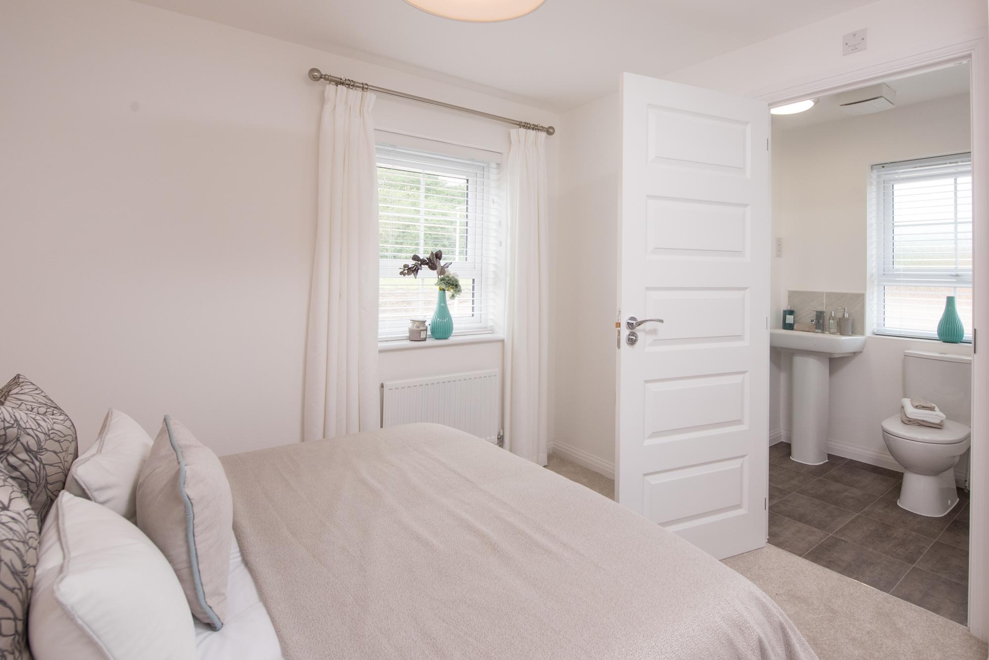 Double bedroom with en suite inside The Moresby