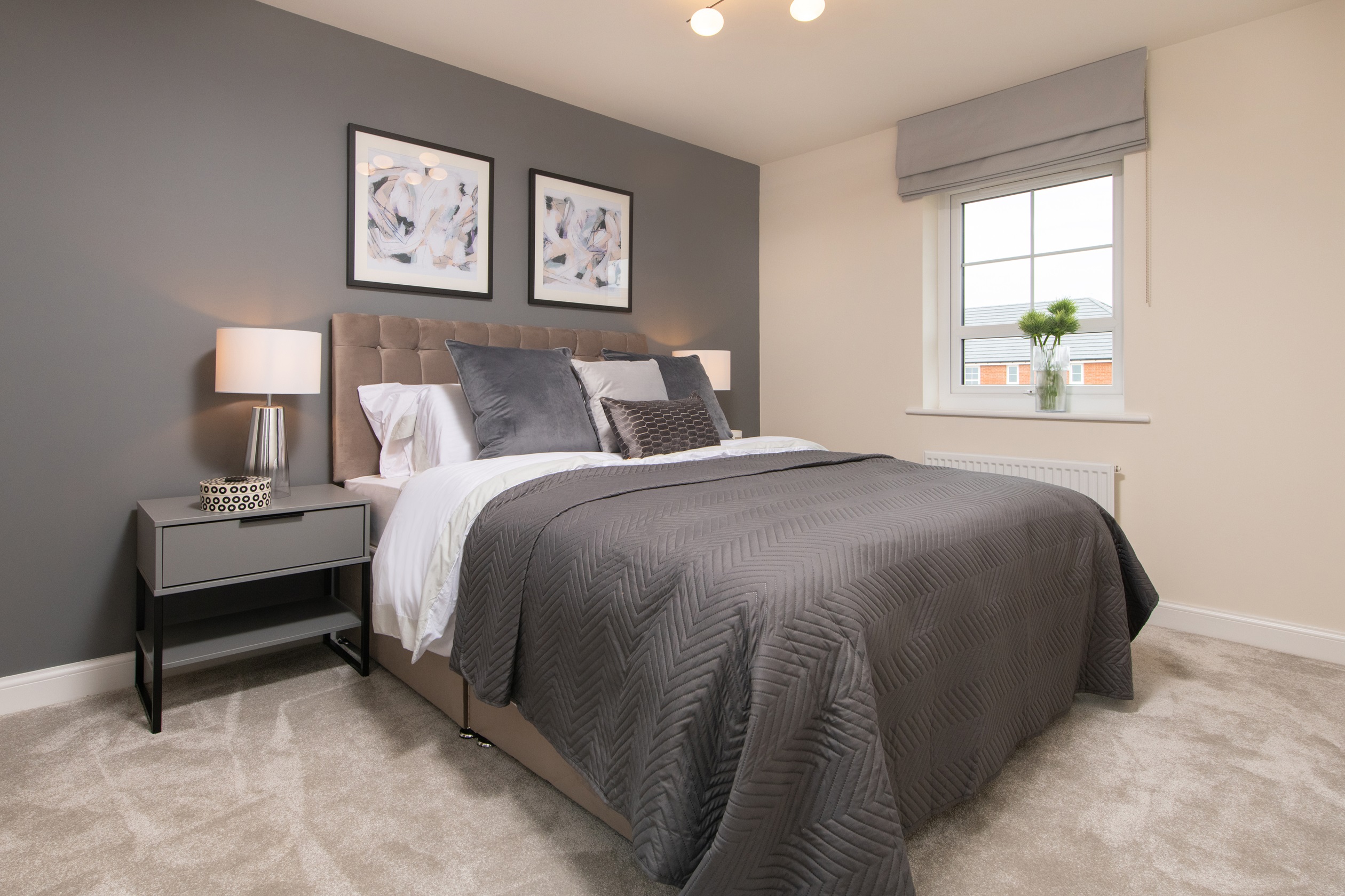 Internal view of the Main Bedroom of the Chester House Type