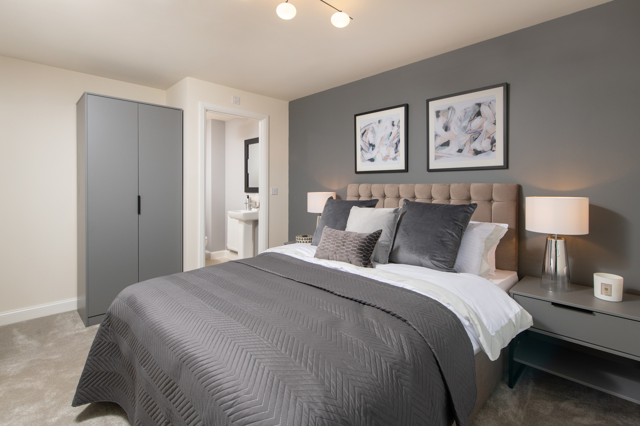 Internal view of the Main Bedroom of the Chester House Type