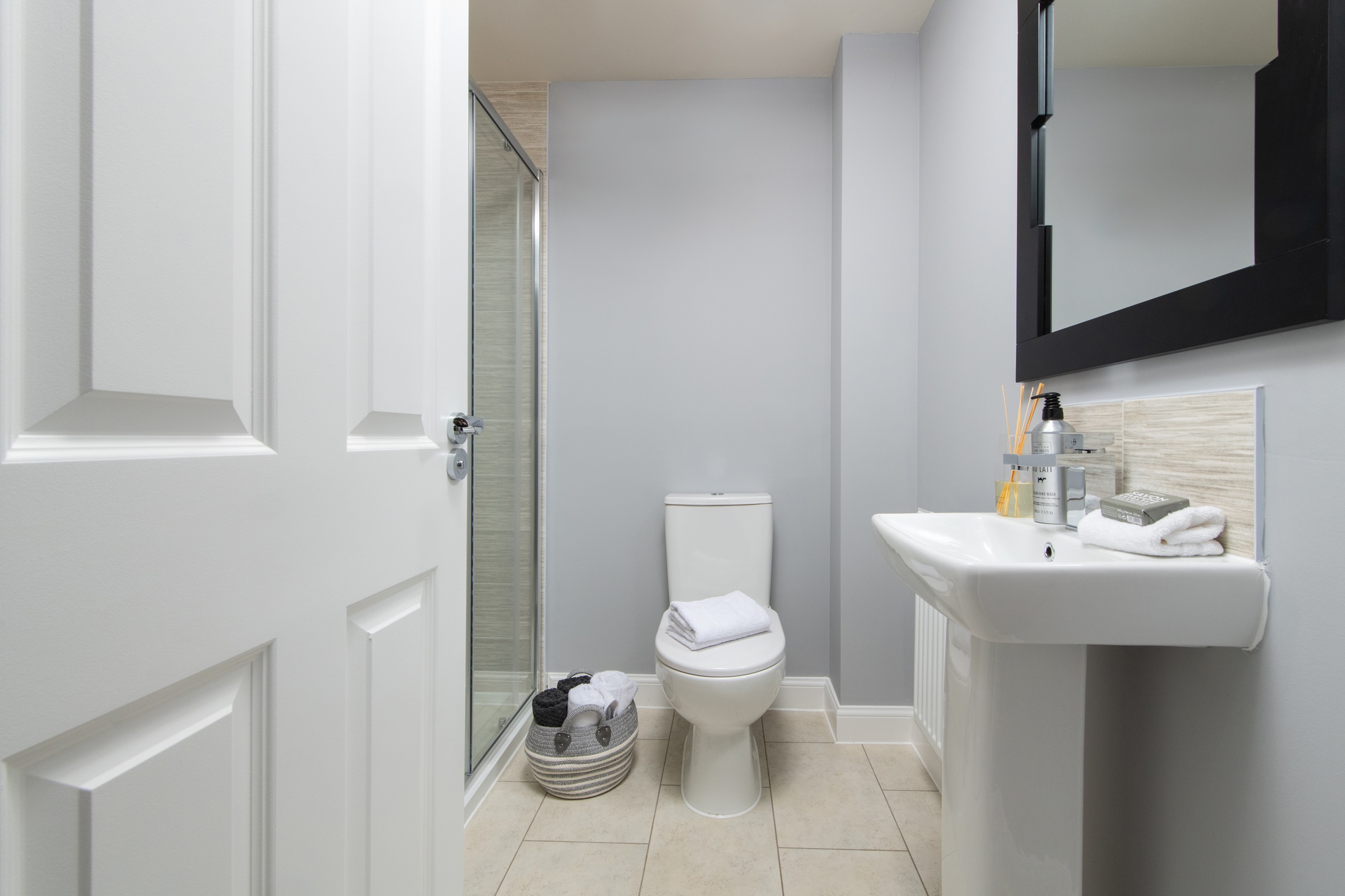 Internal view of the Main Bedroom En Suite of the Chester House Type