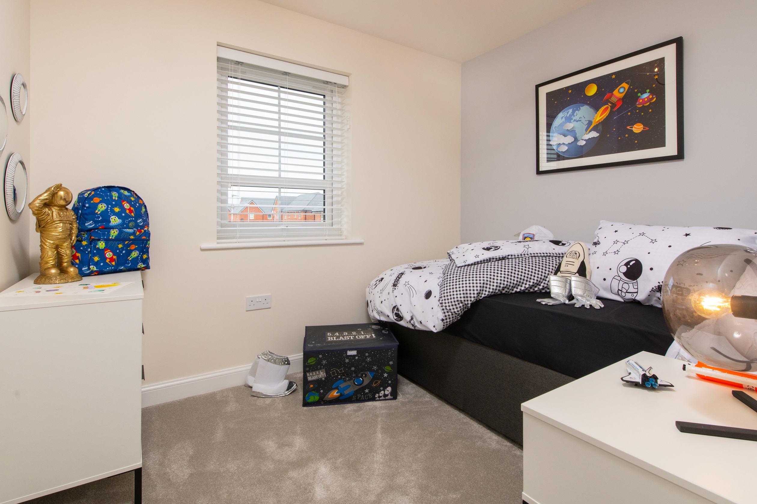 Internal view of the Bedroom of the Chester House Type