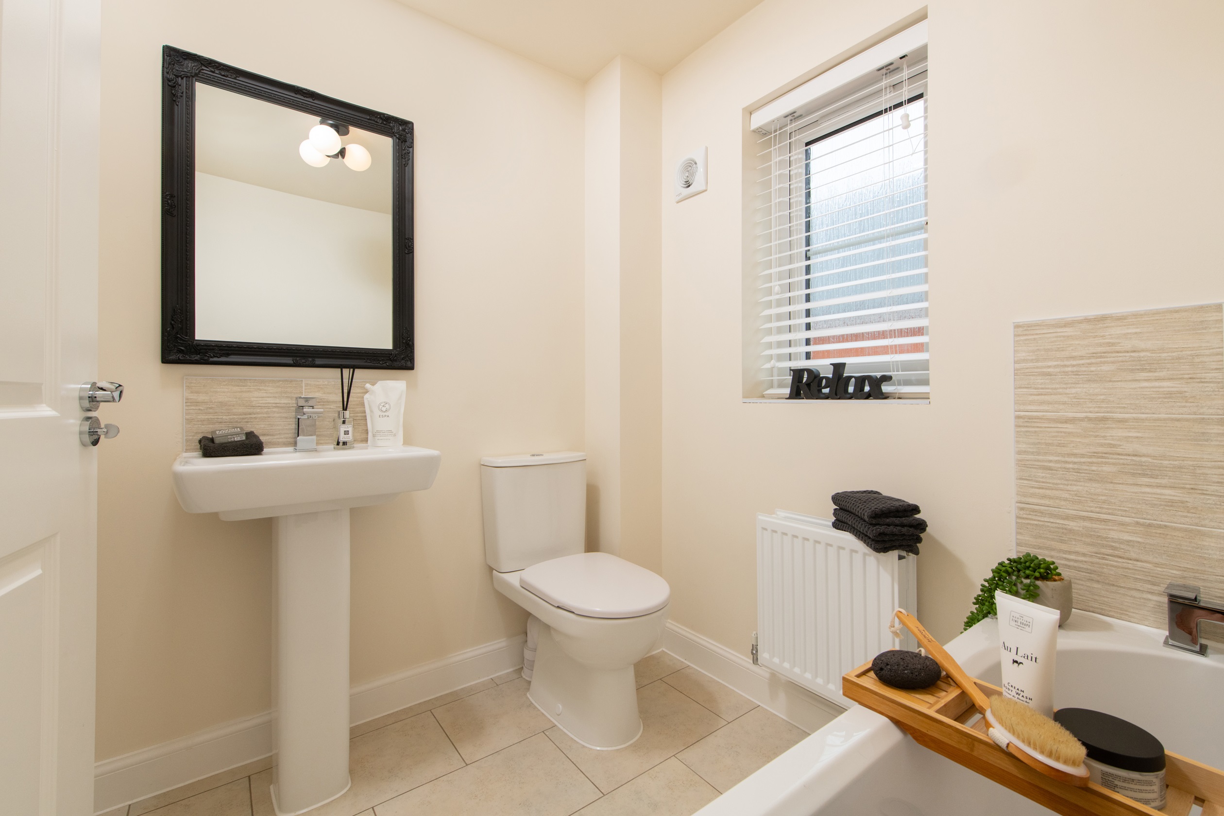 Internal view of the Bathroom of the Chester House Type