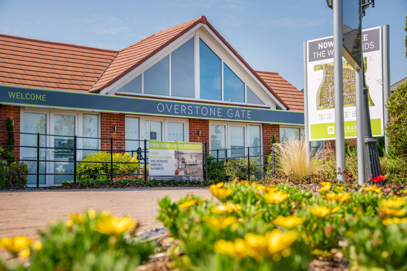 overstone street scene
