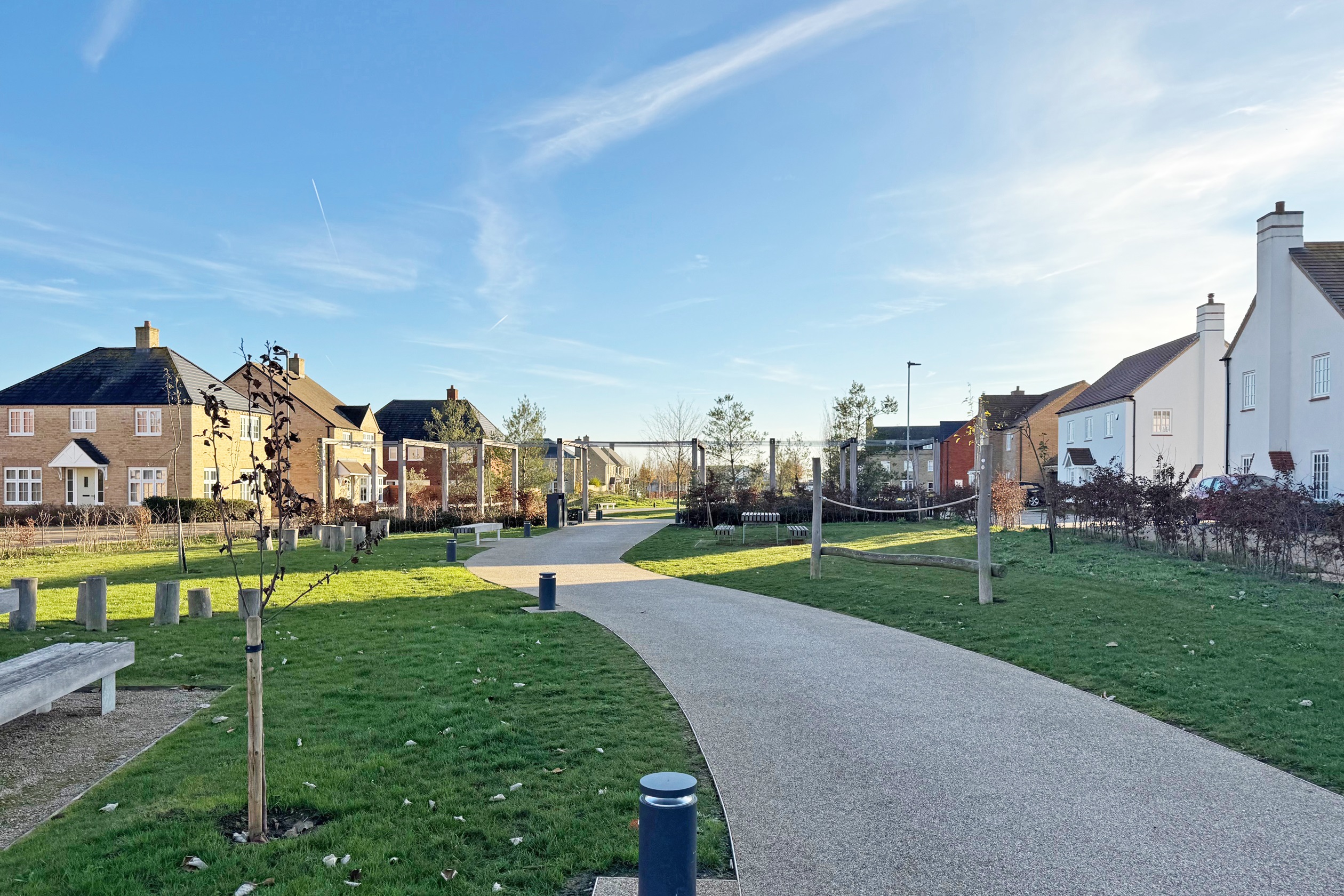 Linear Park at Alconbury Weald