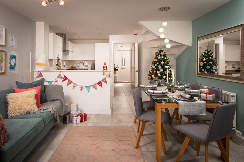 Christmas kitchen diner