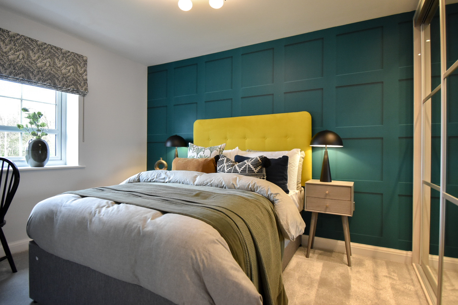 Inside view of bedroom in the Lamberton