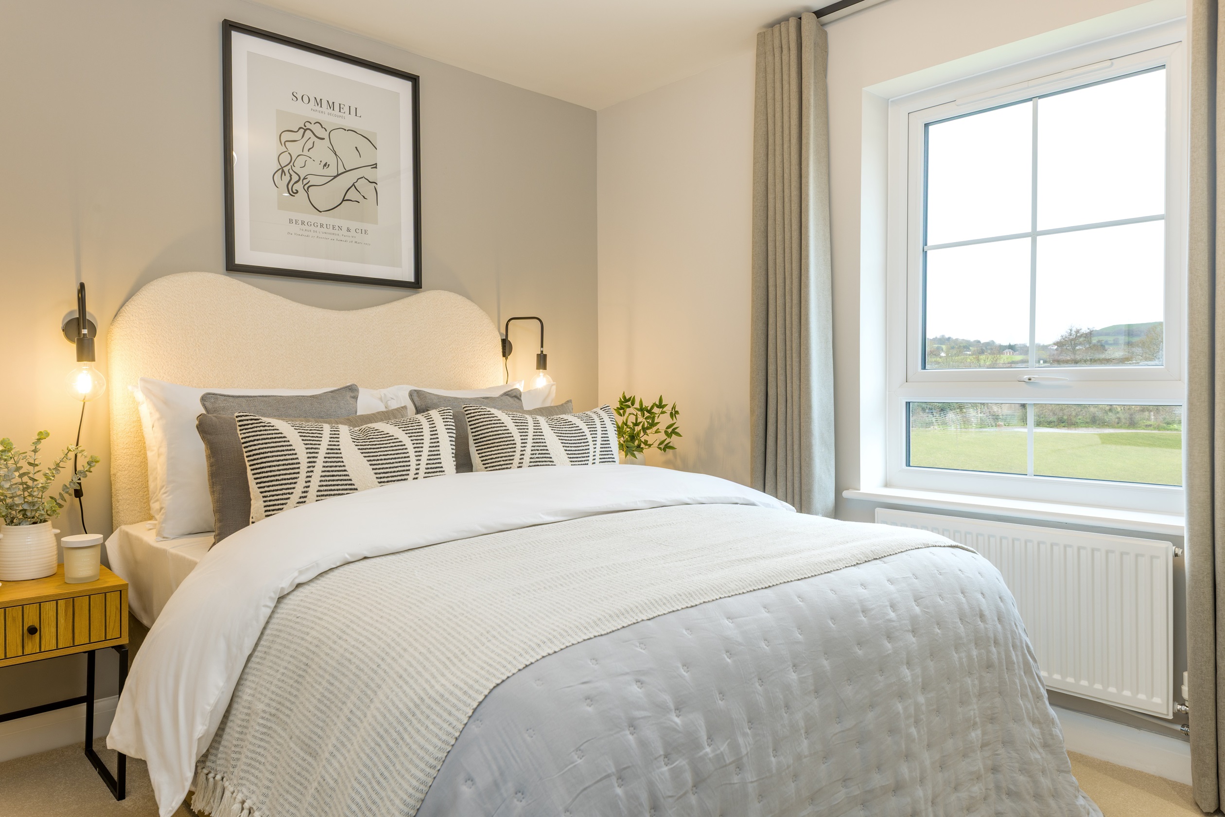 Second bedroom in the Moresby 3 bedroom home