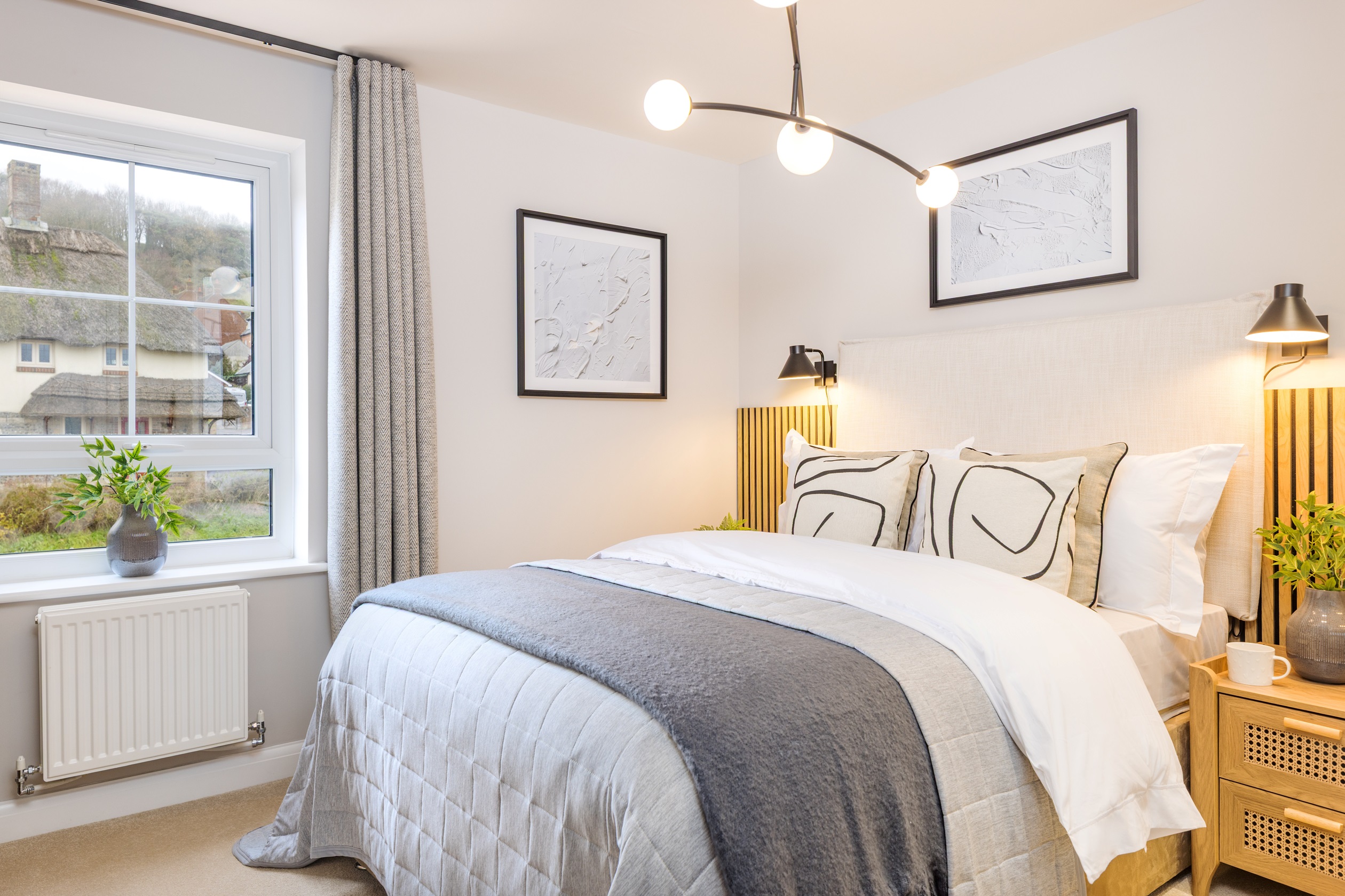 Main bedroom in the Moresby 3 bedroom home