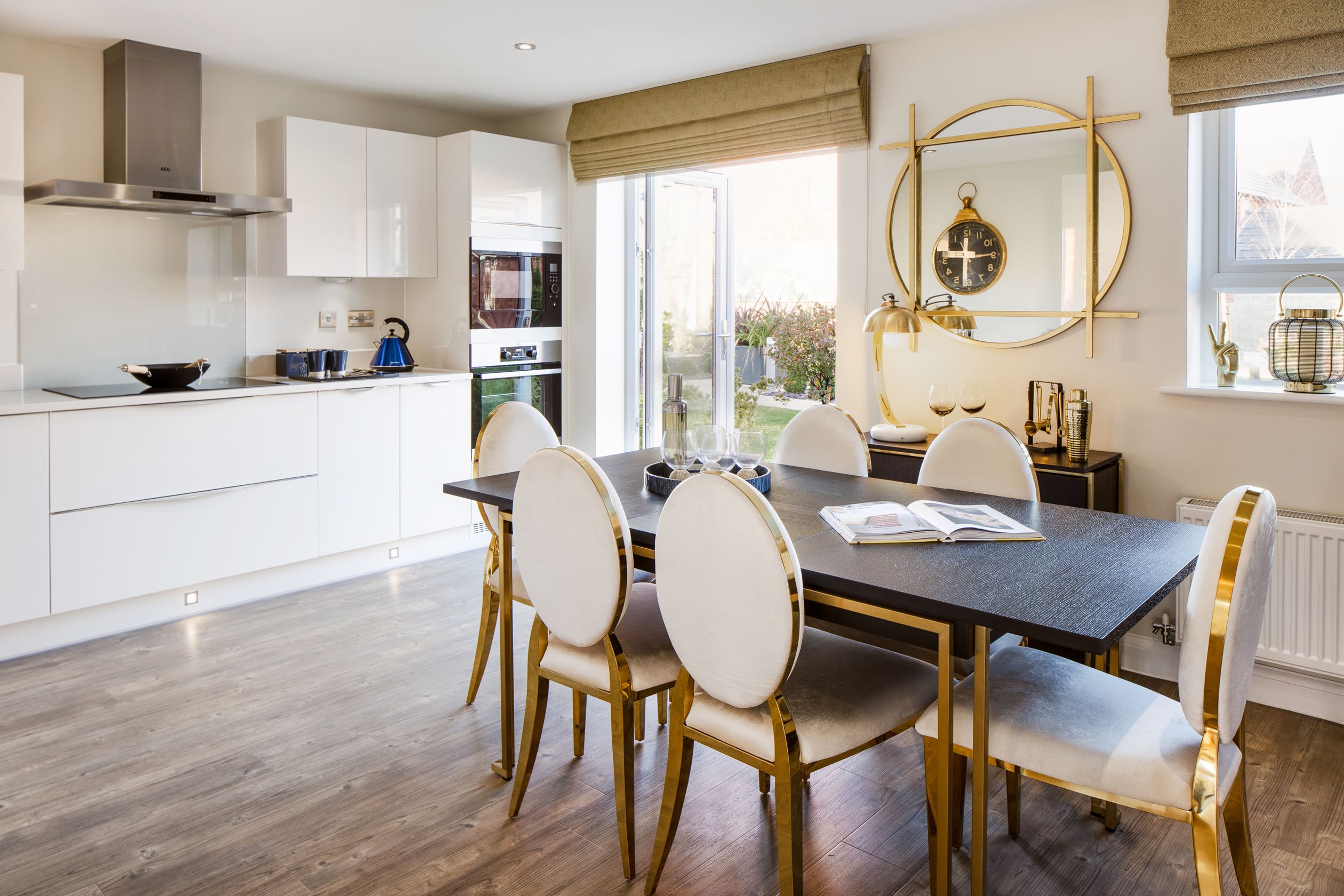 Internal view 4 bedroom detached home with garage kitchen