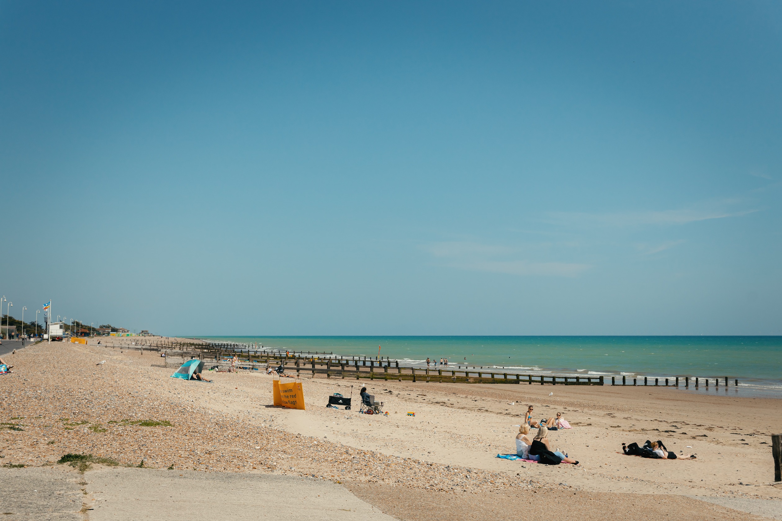 Local area shot of east beach in littlehampton