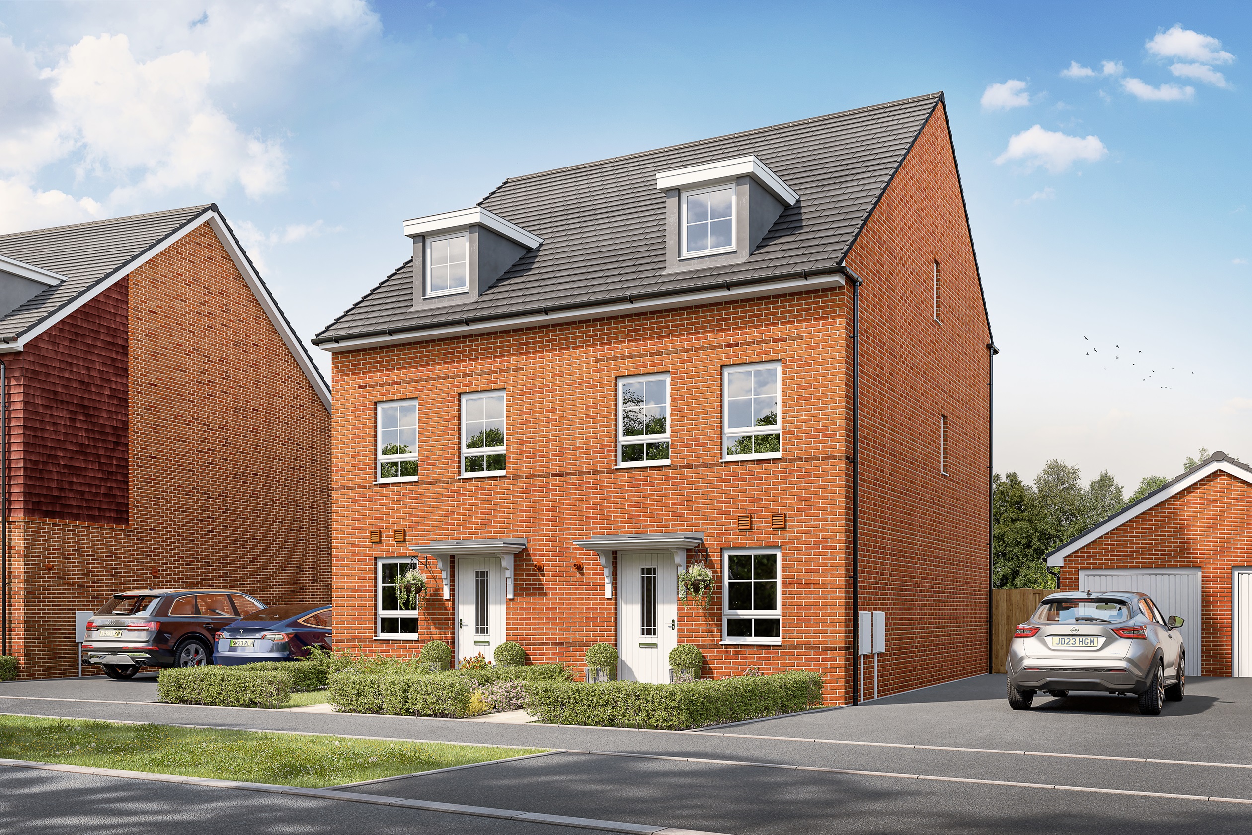 external CGI of Knightwood house type