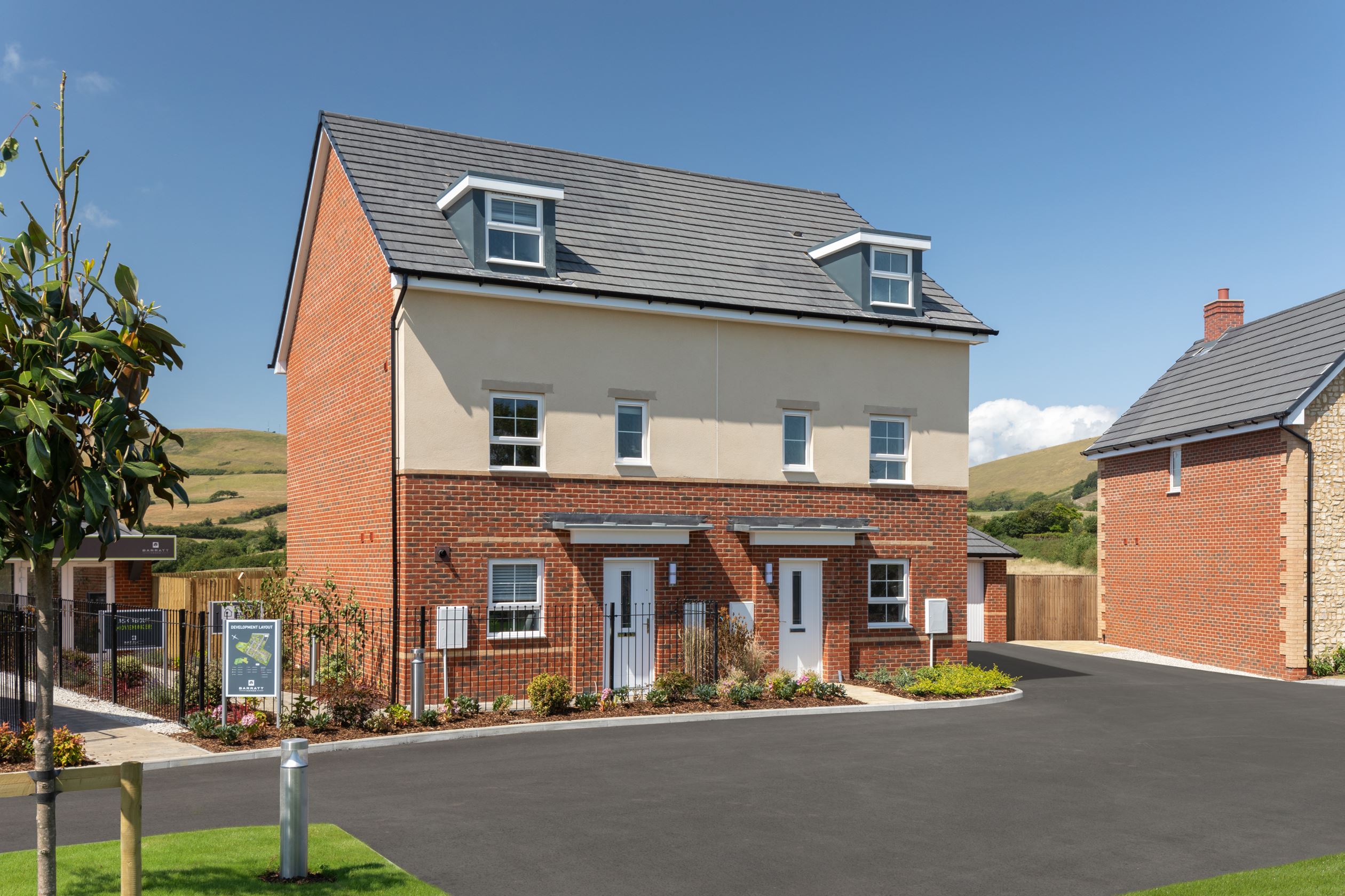 Compass Point, Swanage, Woodcote, Plot 3 Barratt Homes
