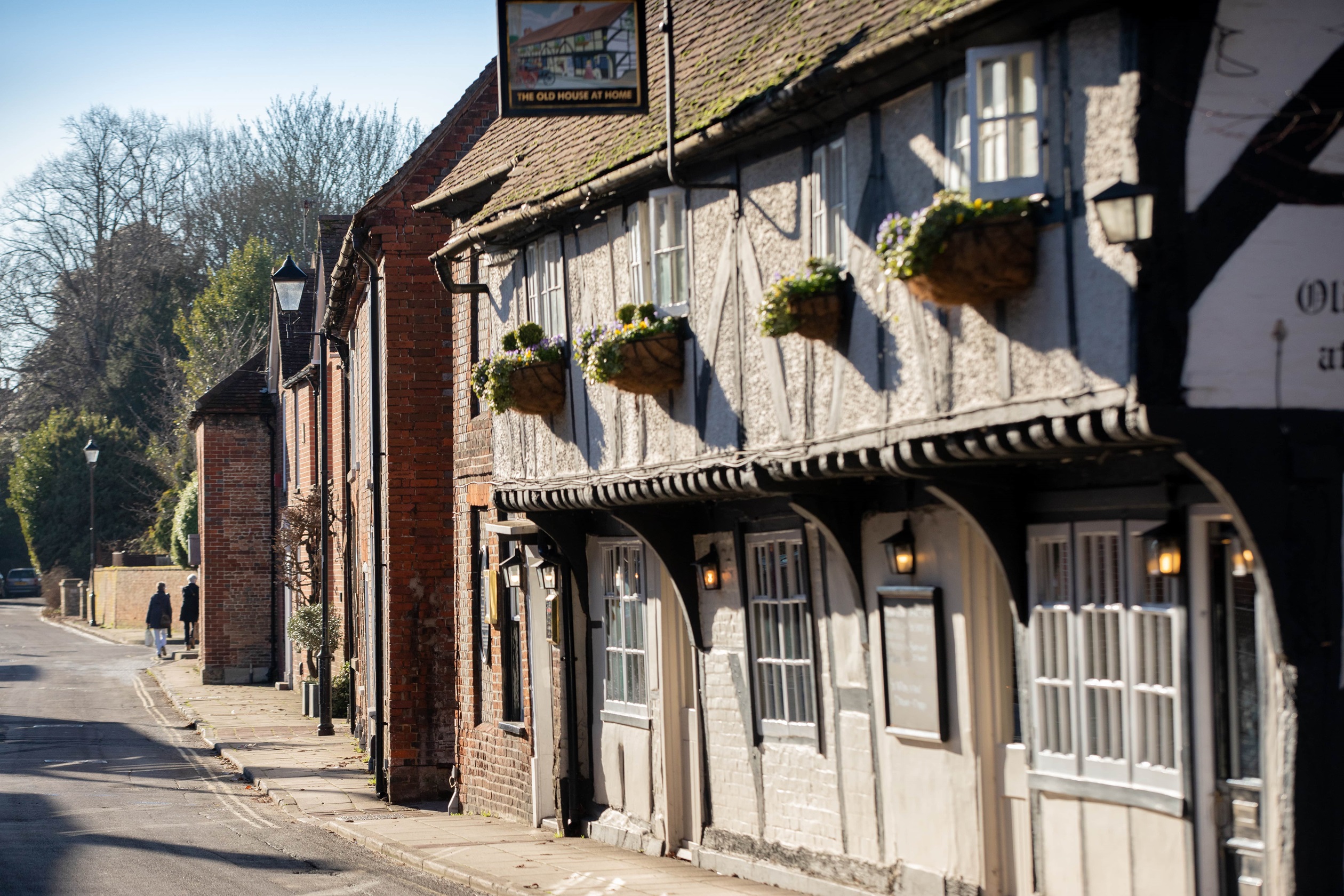 Local area shot of pub in drayton