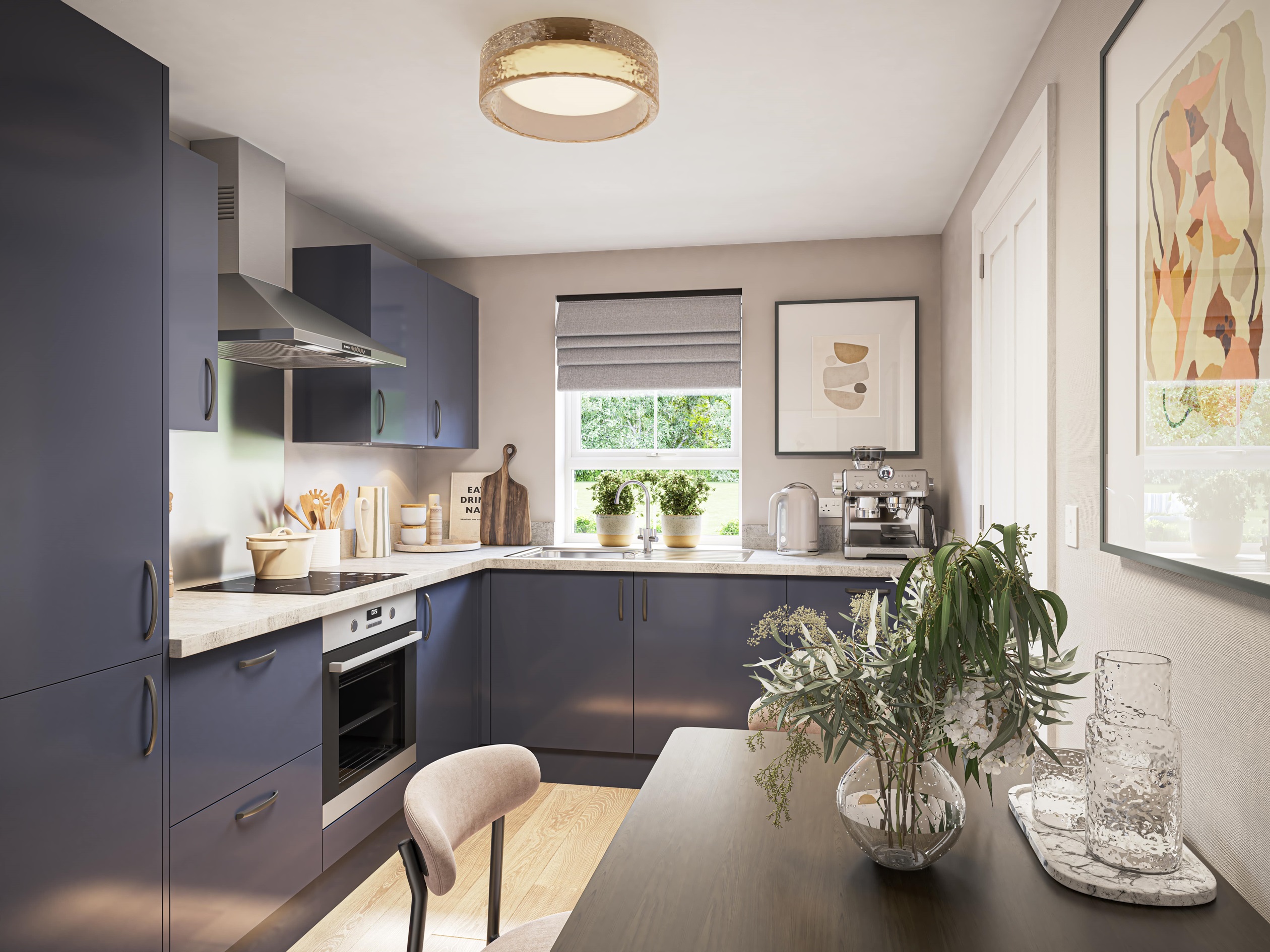 Internal CGI of the folkestone kitchen ftb