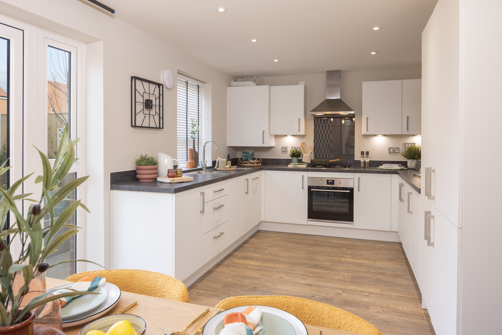 internal shot of the kingsley show home kitchen