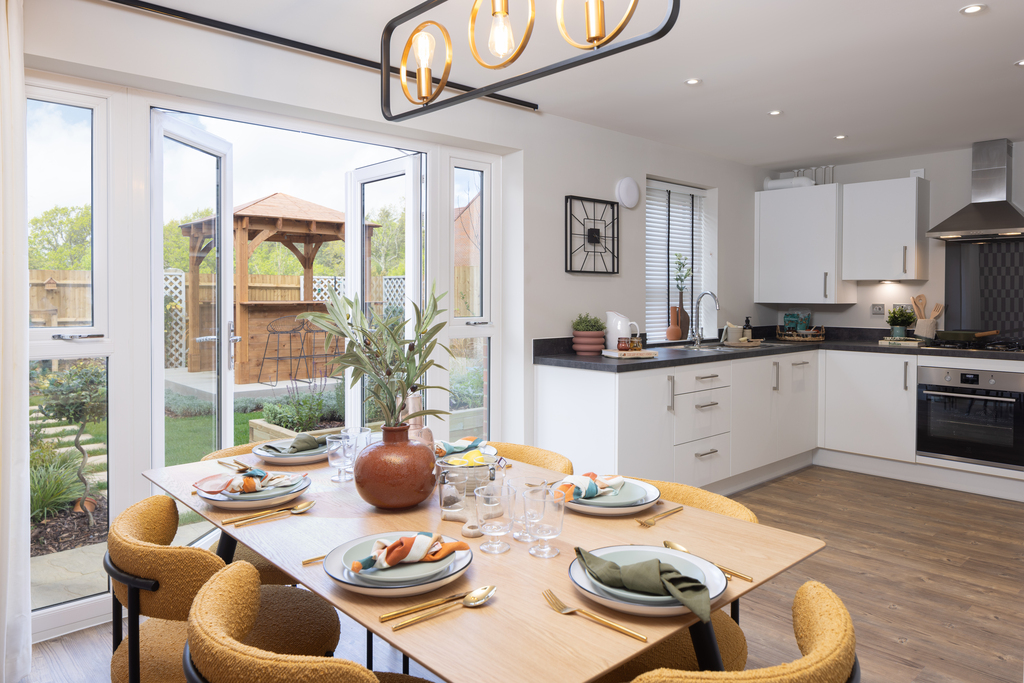 Internal shot of the kingsley show home kitchen