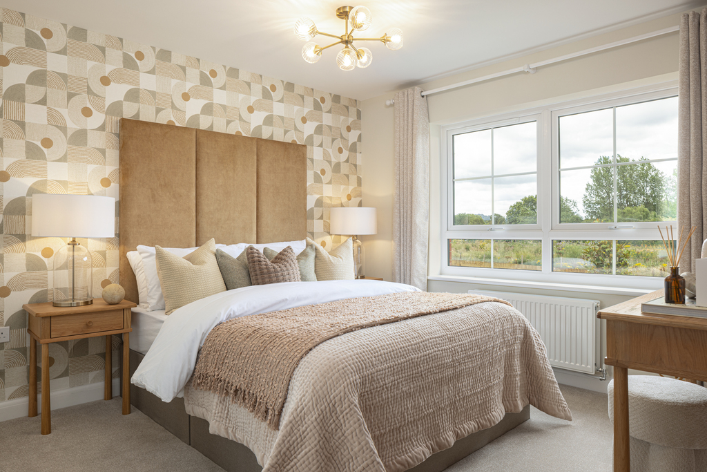 internal shot of the main bedroom in the mildenhall