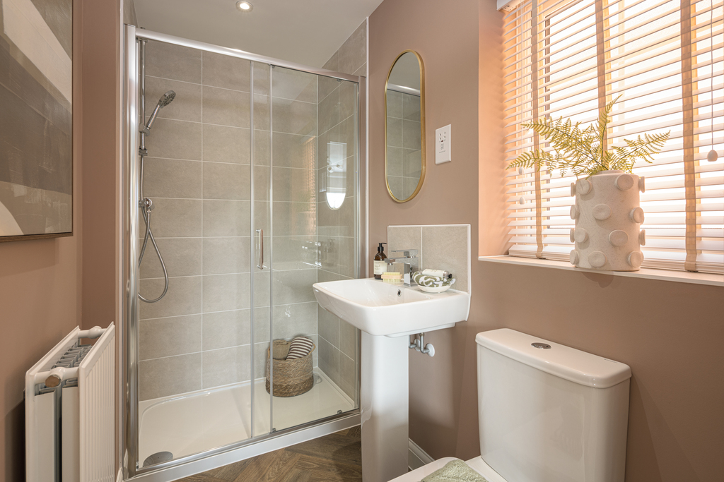 Internal shot of the en suite in the mildenhall