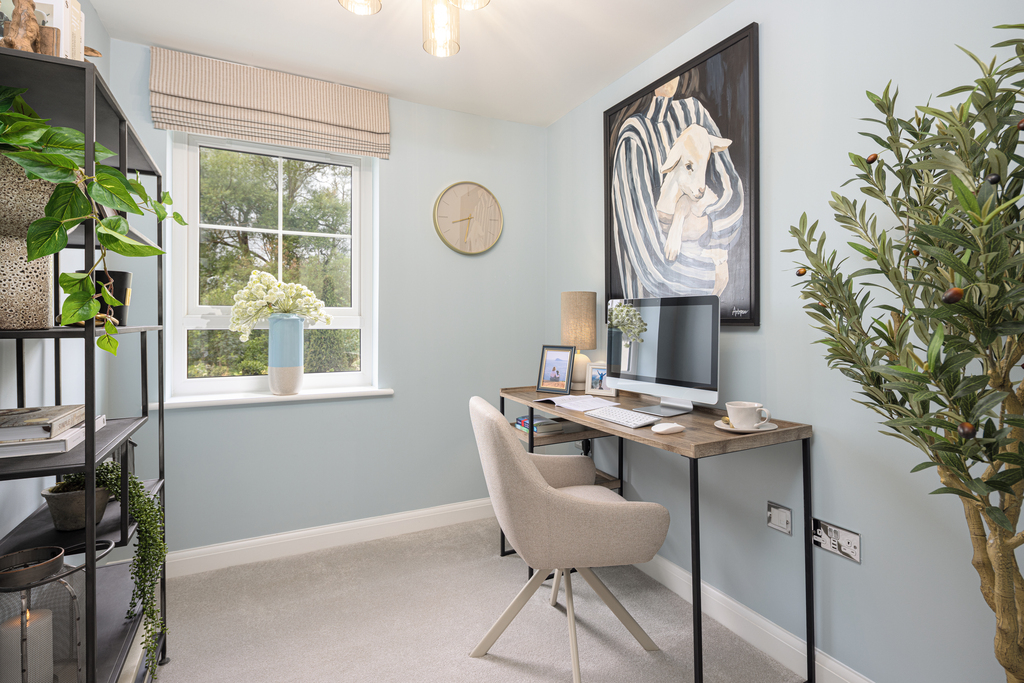 Internal shot of the study in the alfreton