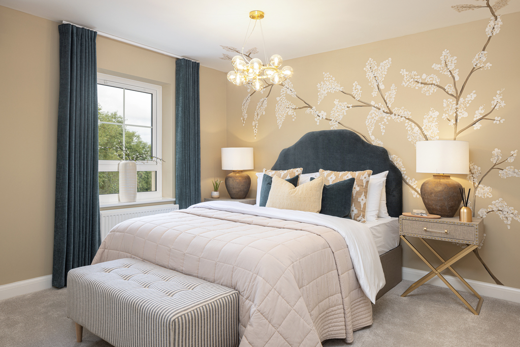Internal shot of the main bedroom in the alfreton