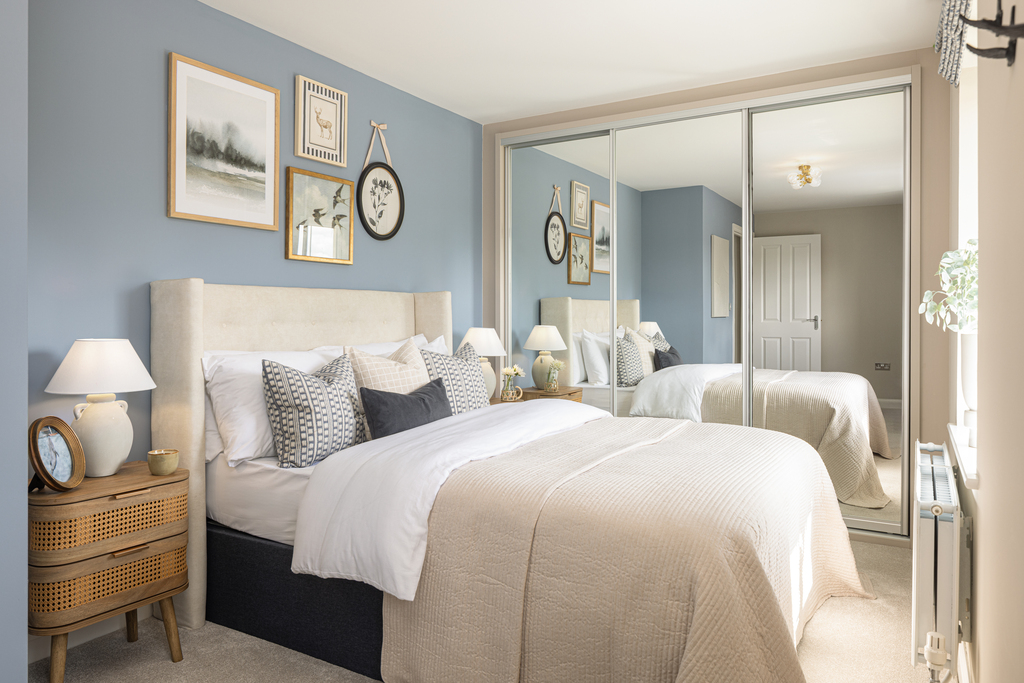 Internal shot of second bedroom in the alfreton