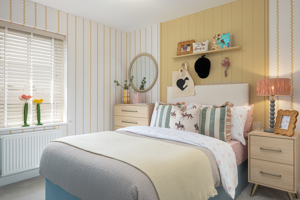 Internal shot of fourth bedroom in the alfreton