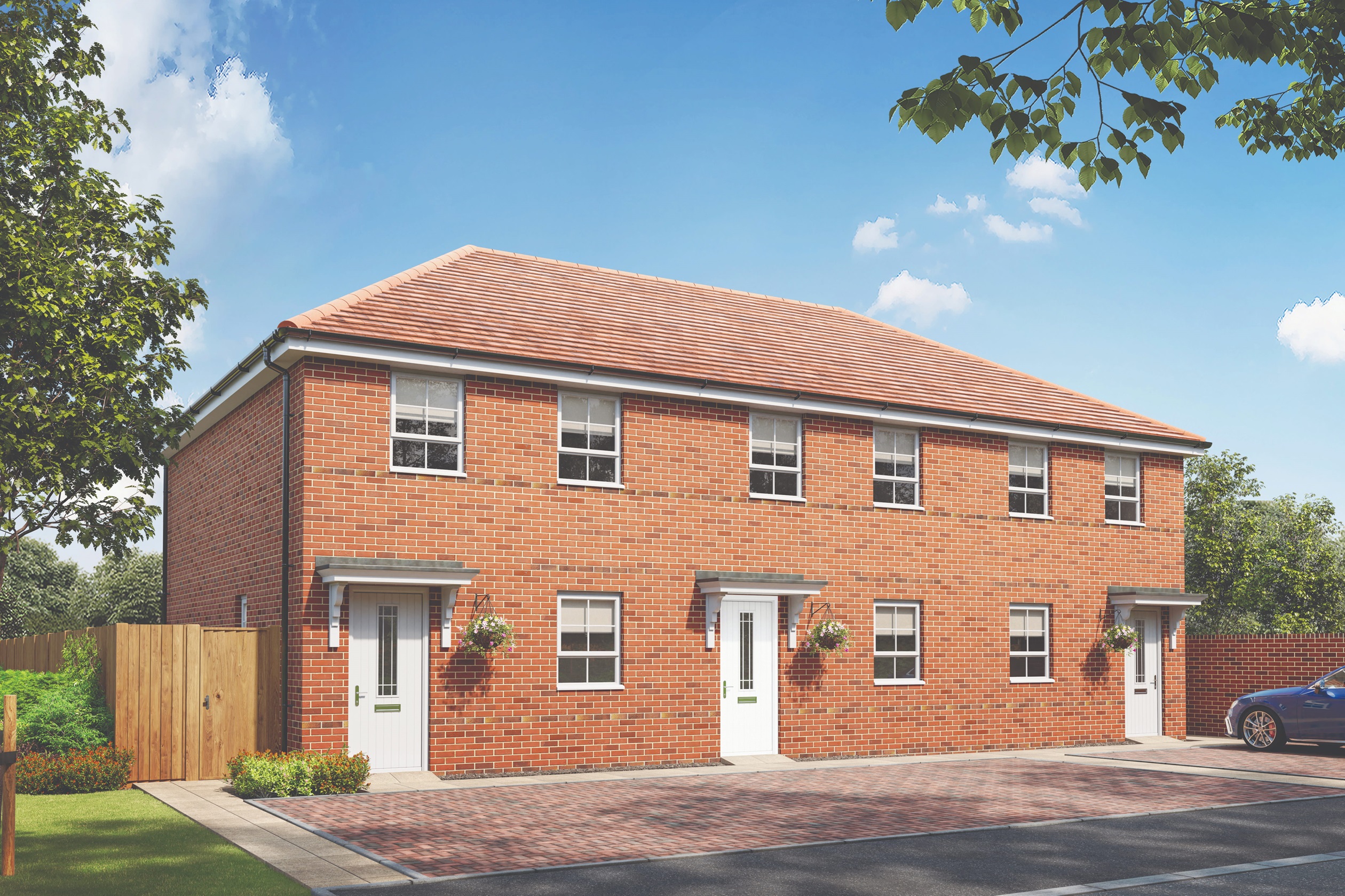 External CGI of the Holywell at monaveen gardens