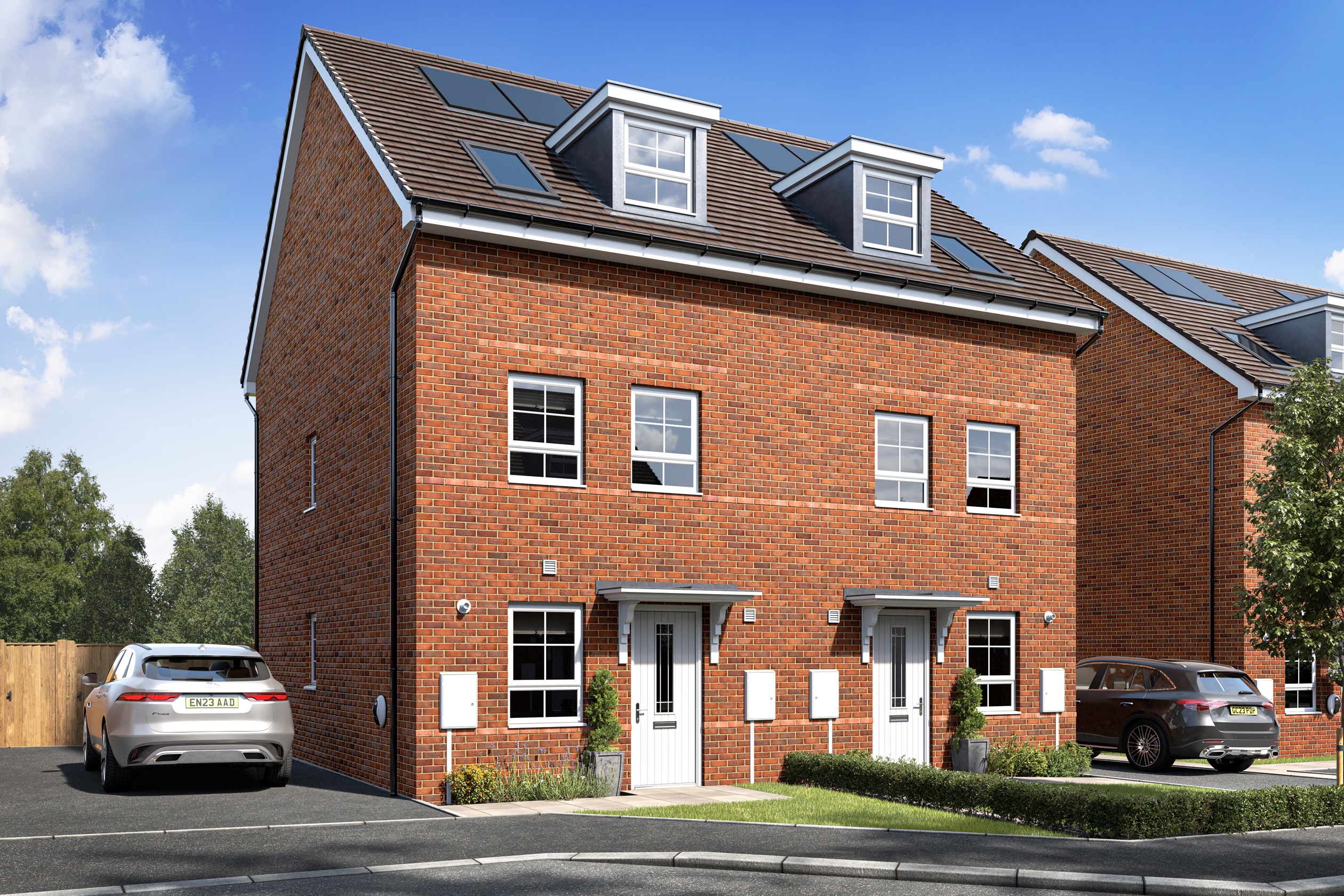 External CGI of the Marwood house type