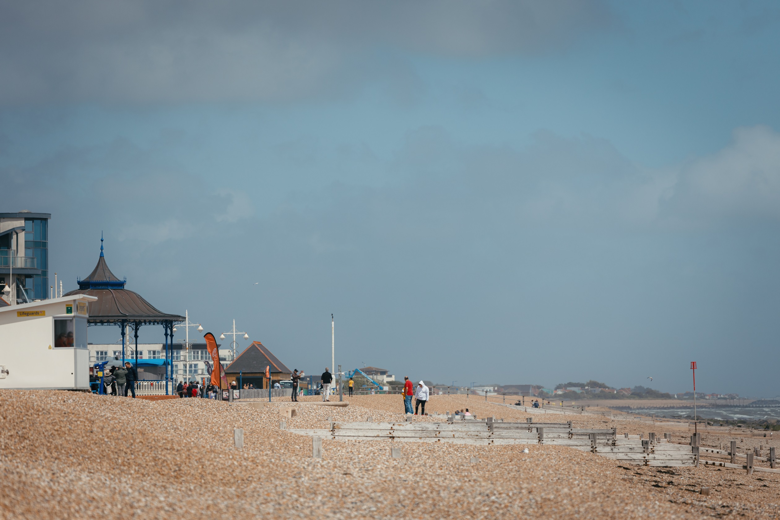 Beach front at Bognor regis beach