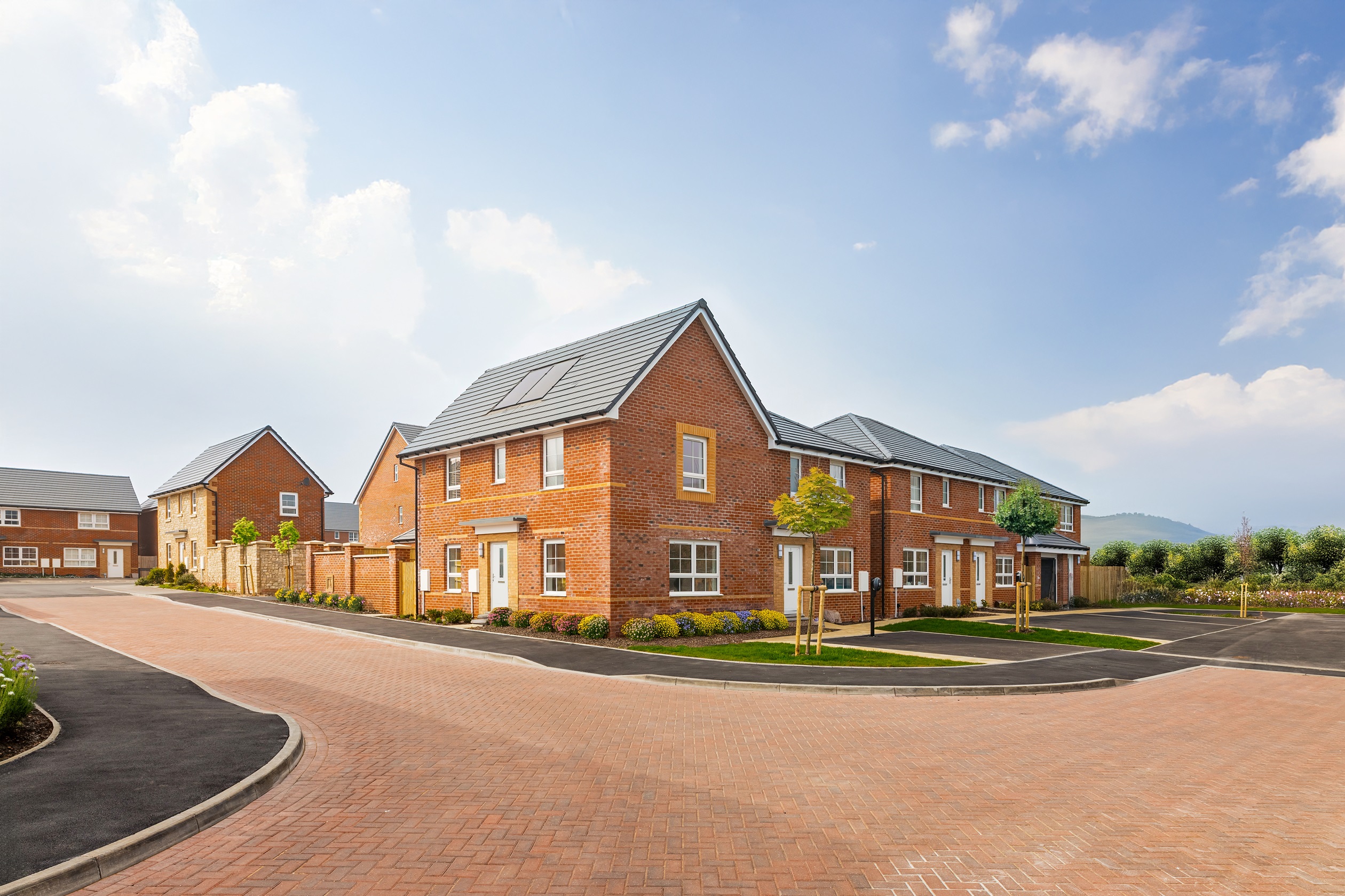External street scene of the final moresby at compass point