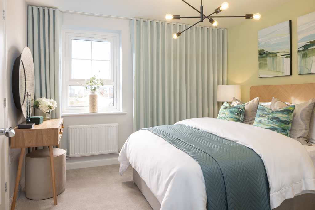 Internal image of the main bedroom in the moresby