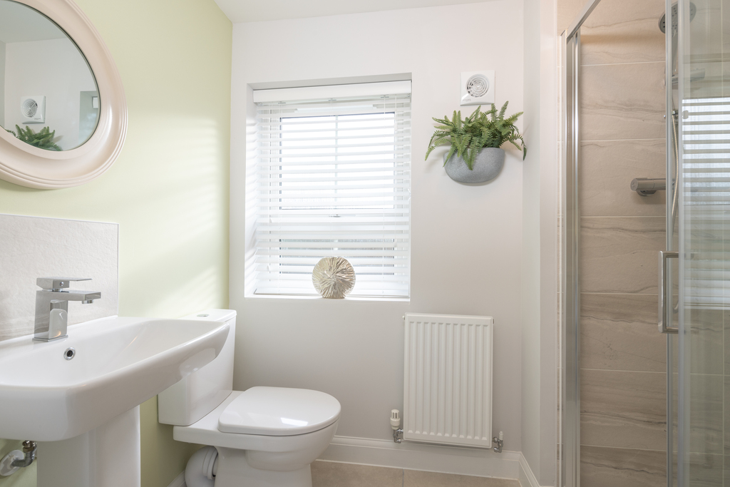 Internal image of the en suite to main bedroom in moresby