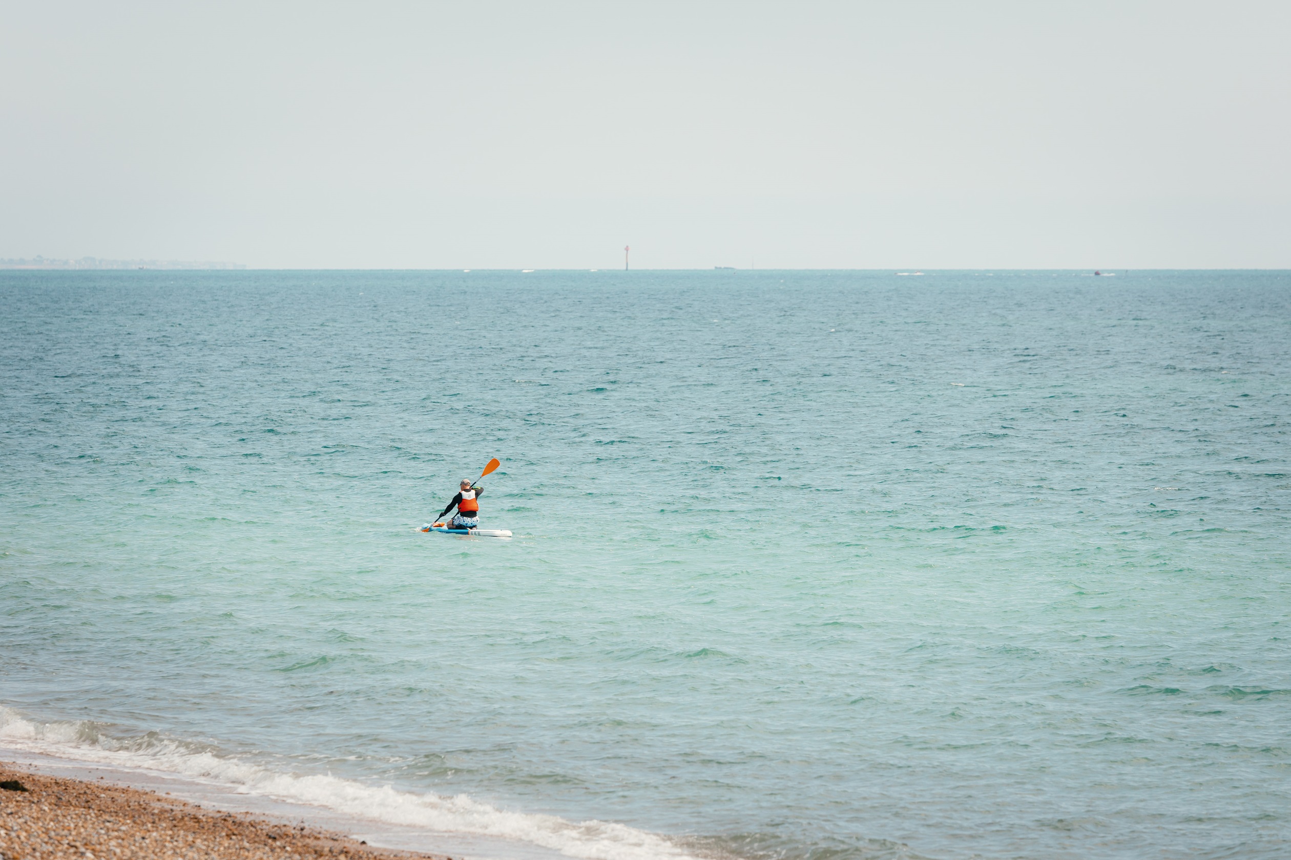 External local area shot of the water on hayling island