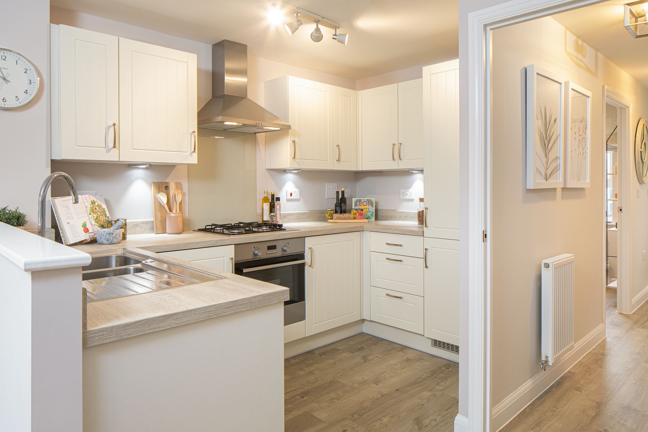 Kitchen view 3 storey home The Kingsville 