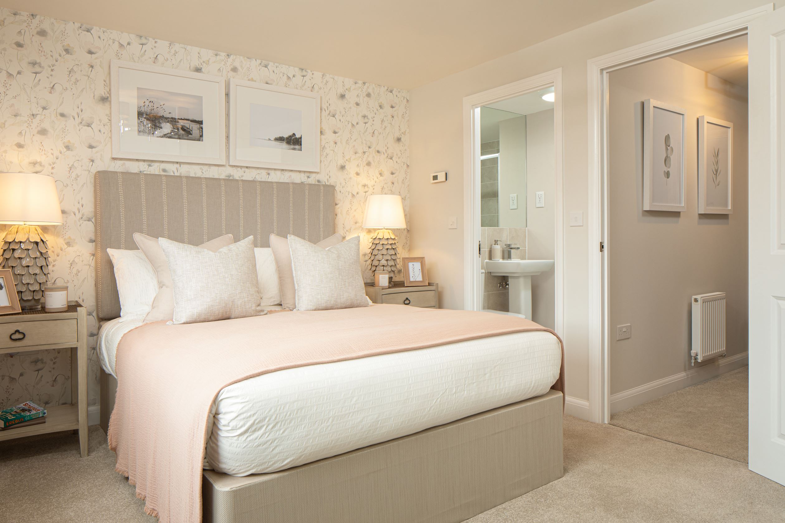 Main bedroom with en suite view 3 storey home The Kingsville