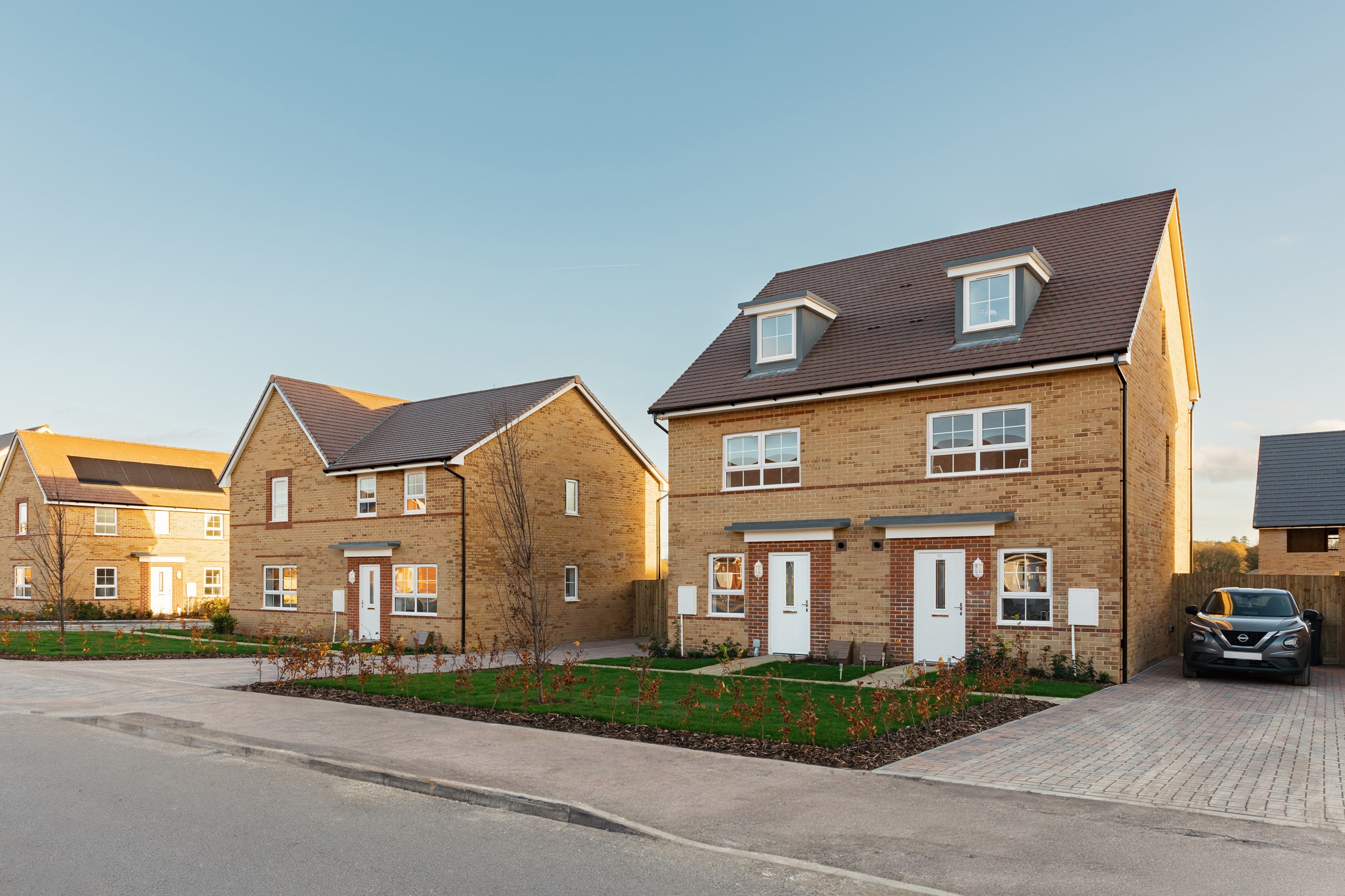 external street scene of a kingsville house type
