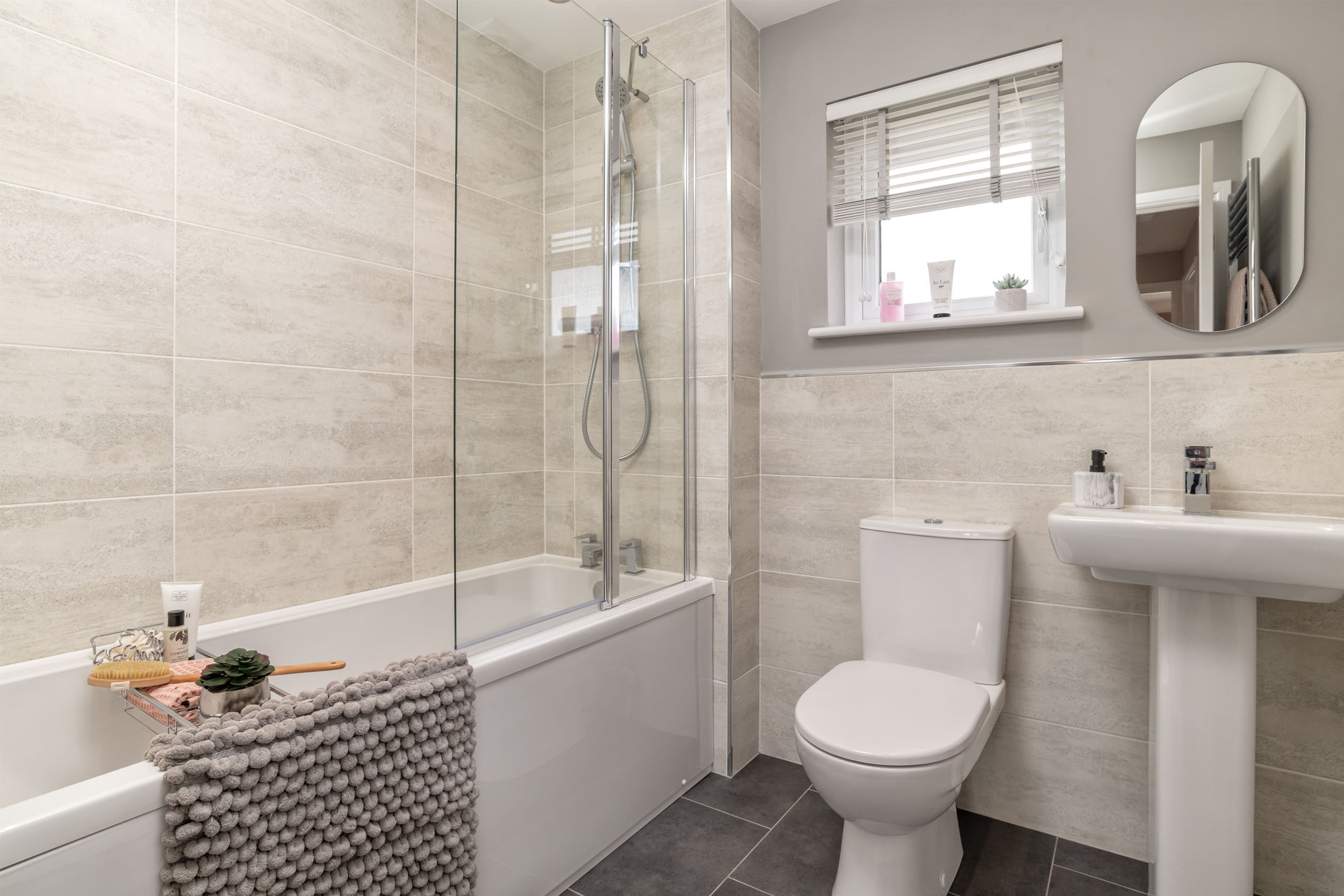 Bathroom in three bedroom home