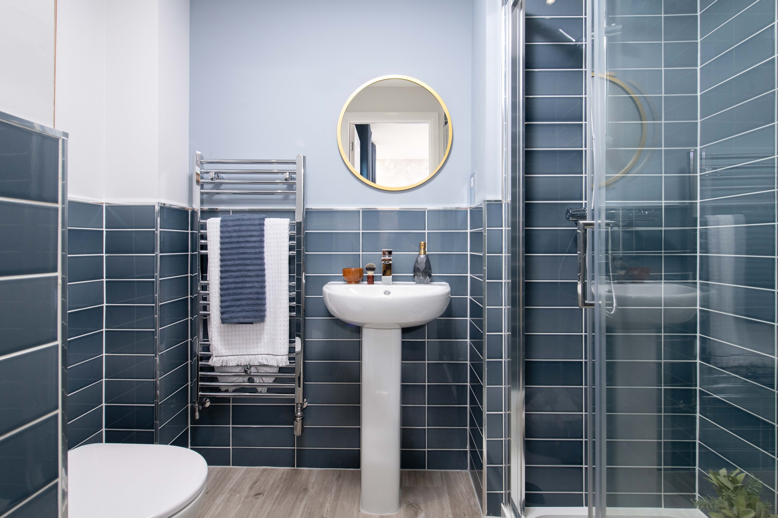Internal view of a bathroom in a Radleigh house type