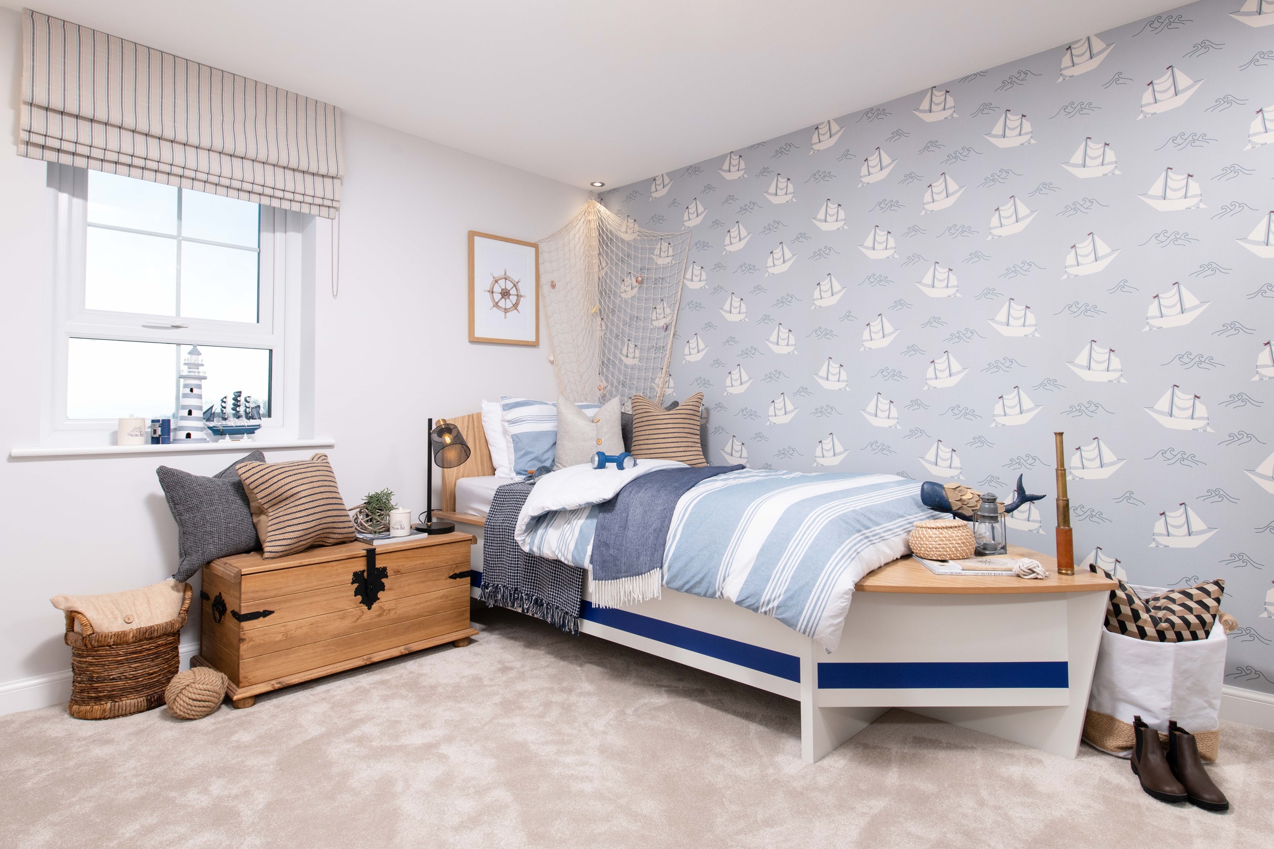 Internal view of a bedroom in a Radleigh house type