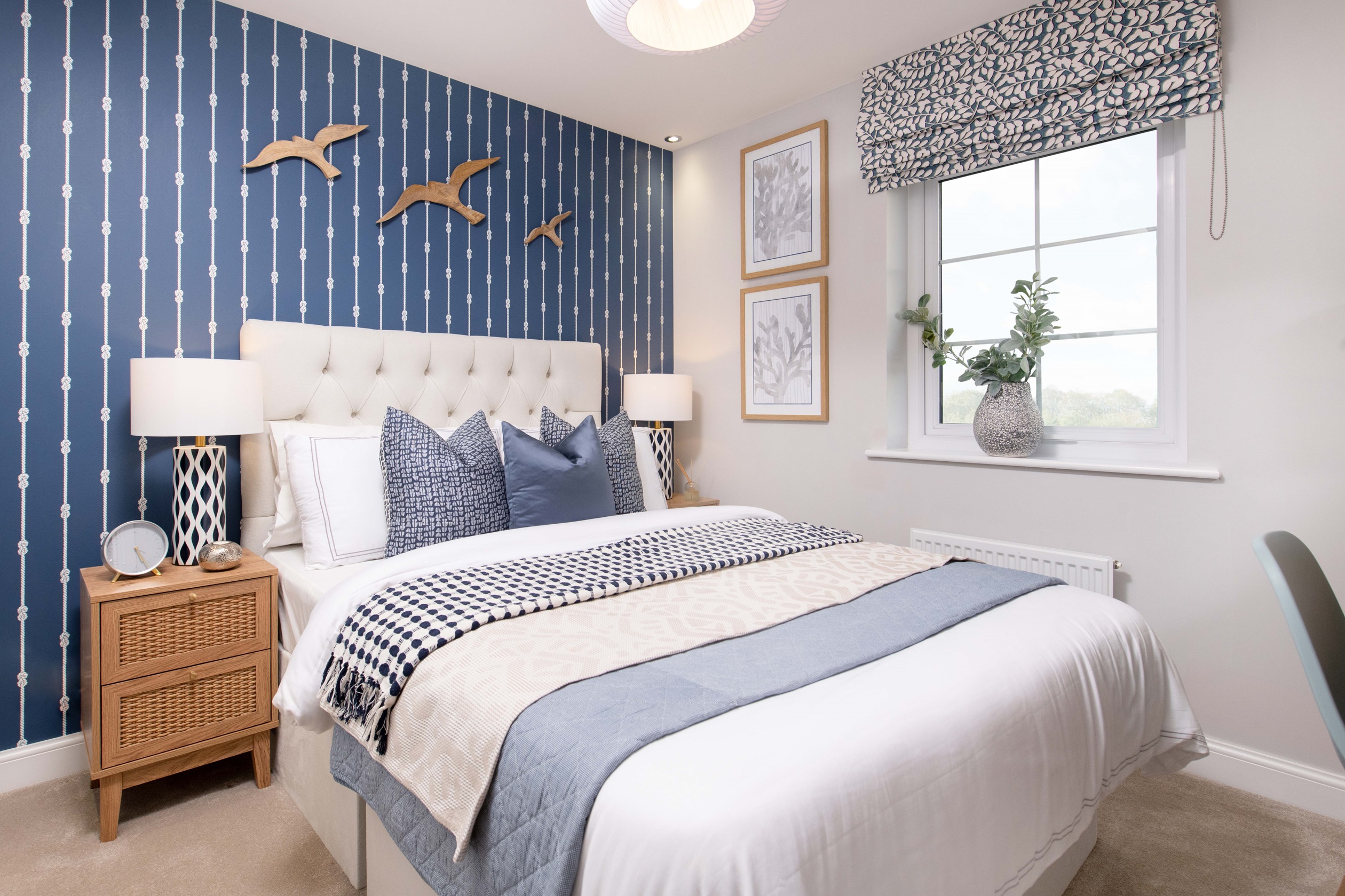 Internal view of a bedroom in a Radleigh house type