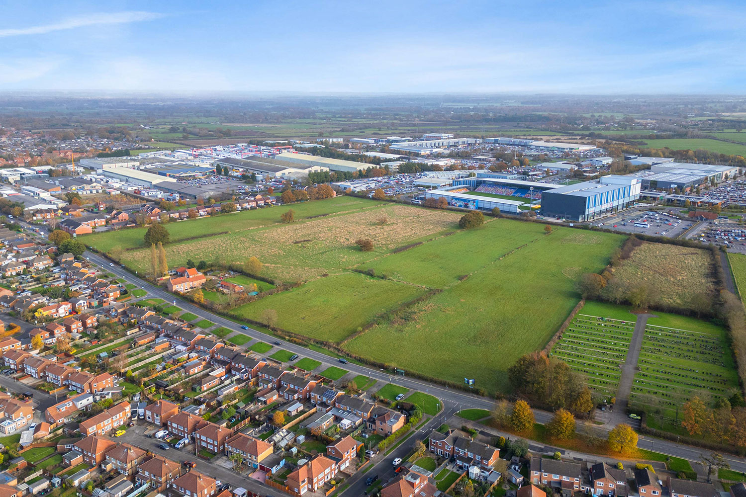 The local area near to our development in Huntington, York