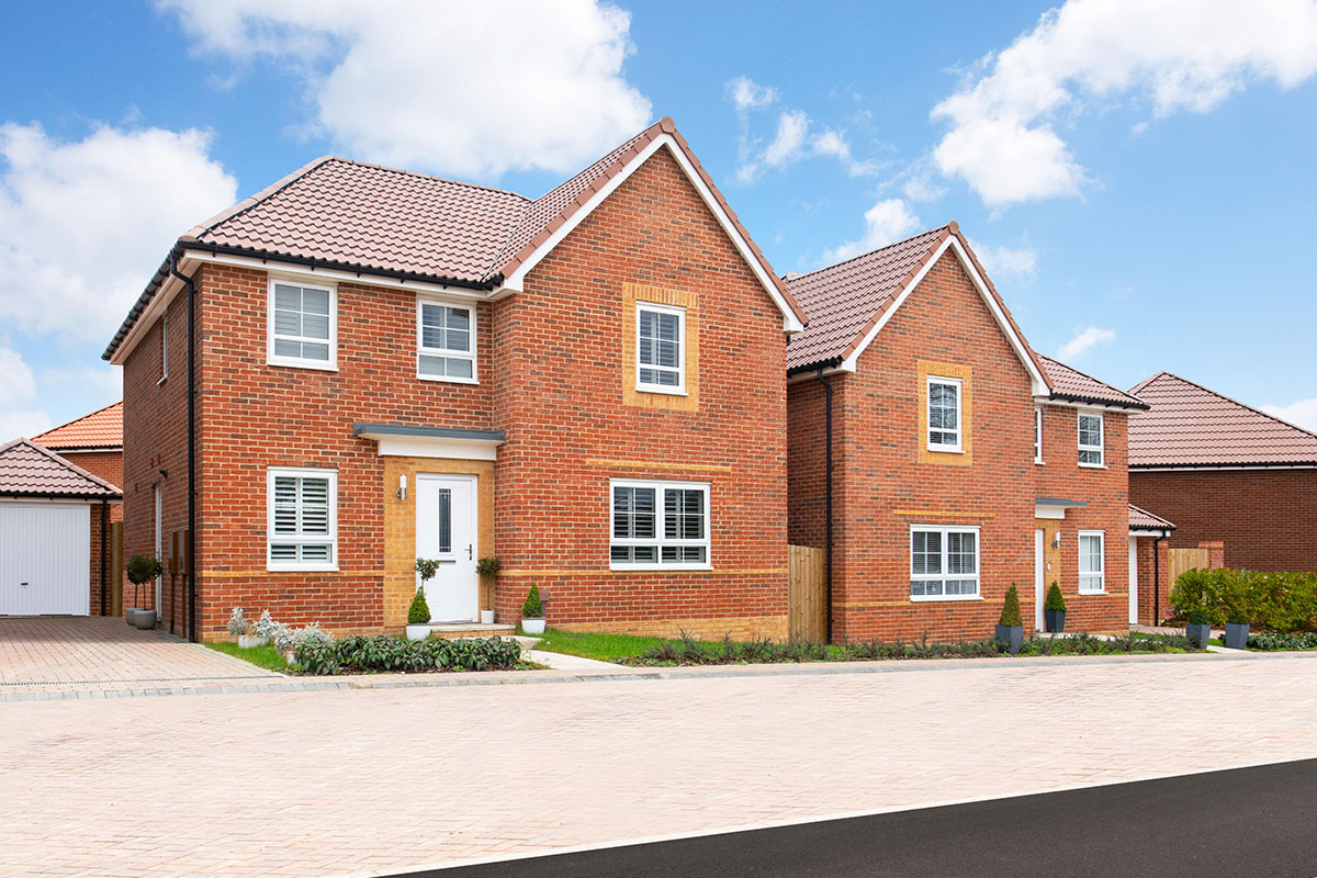 A street scene at Fleet Green, Hessle
